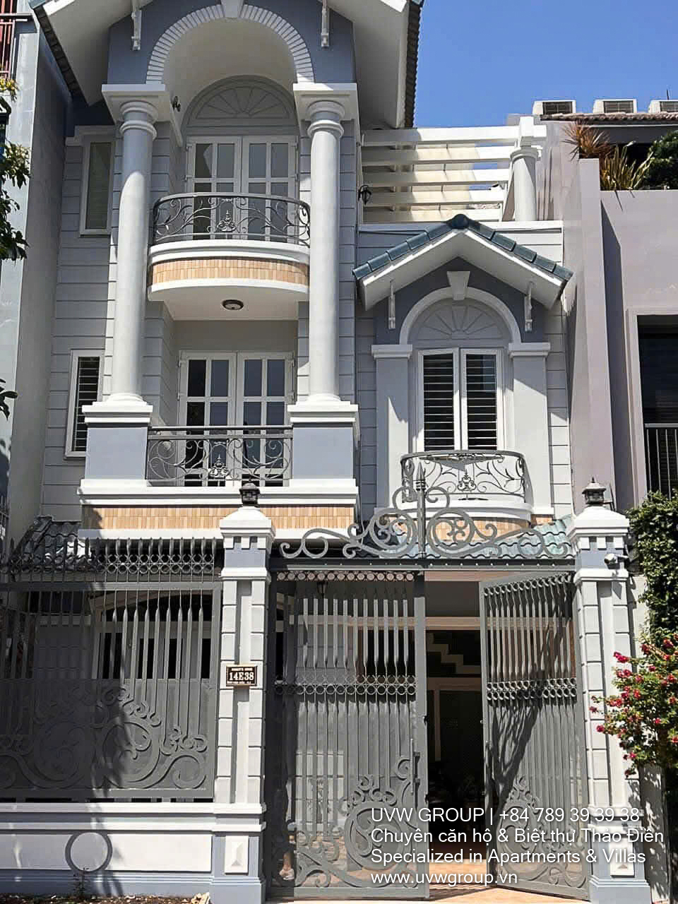 Villa for Rent on Thao Dien Street | 4BR + Office | $3,000
