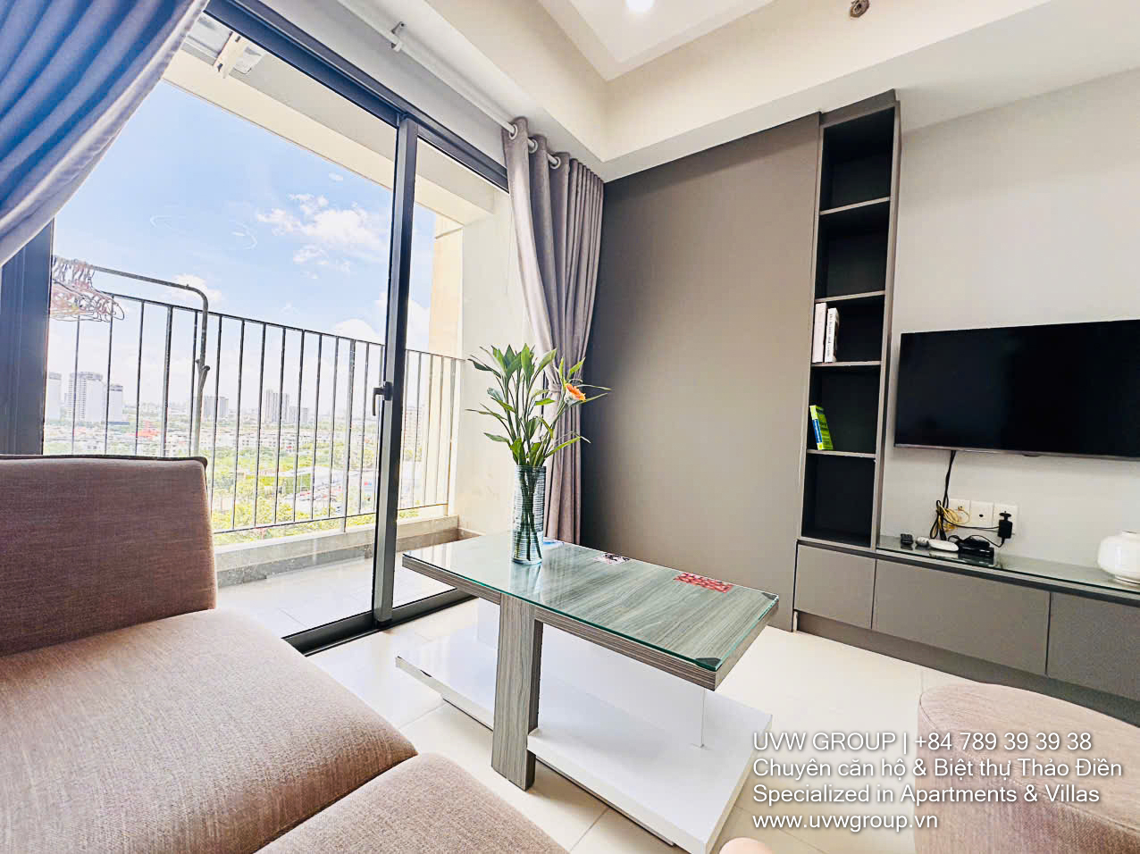 Căn hộ cho thuê Masteri Thảo Điền Tower 5 | 2PN | 70m² | $880