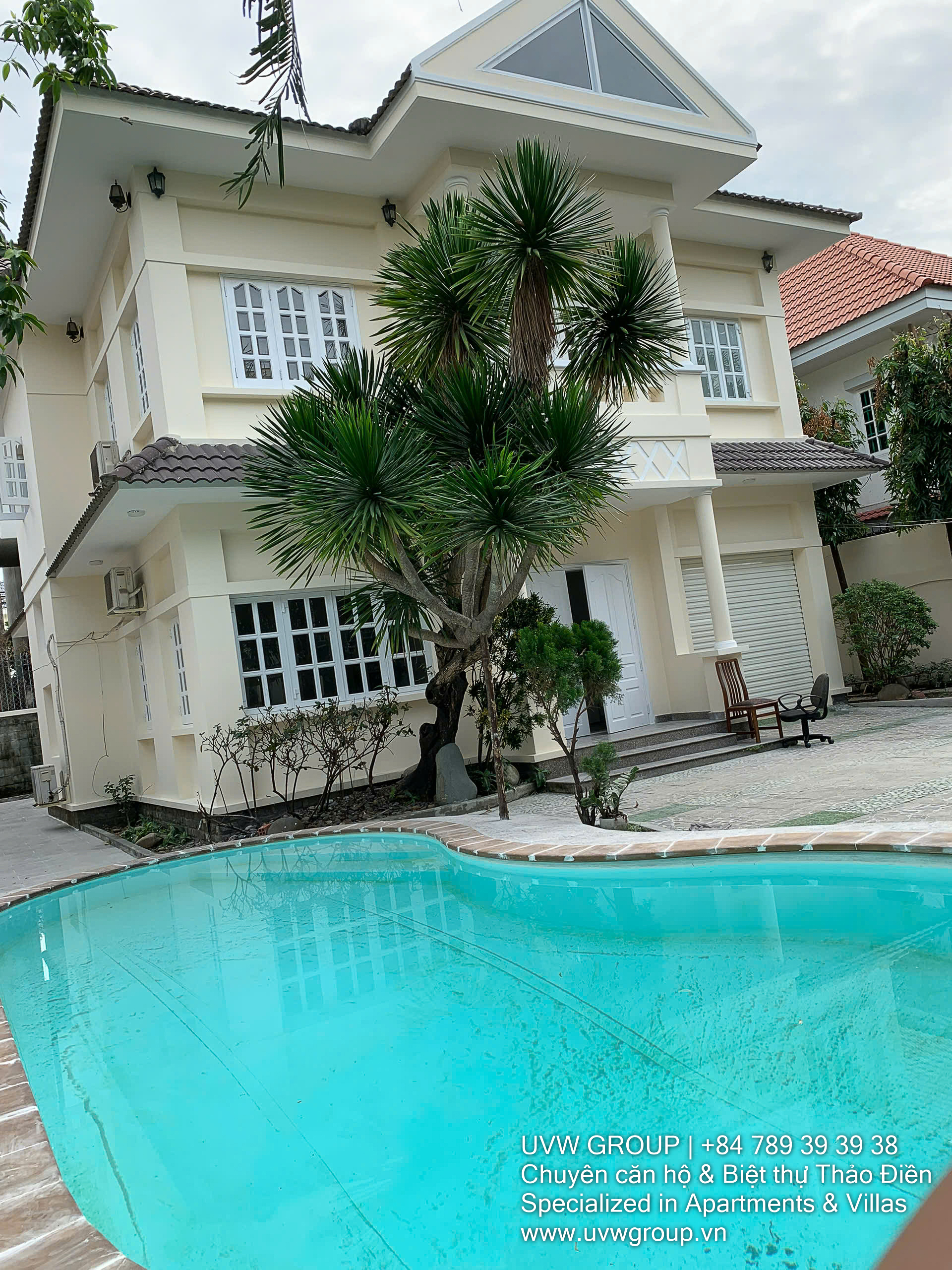 Biệt Thự Cho Thuê – 90/8 Quốc Hương, Thảo Điền | 4PN | 400m2 | $3,900