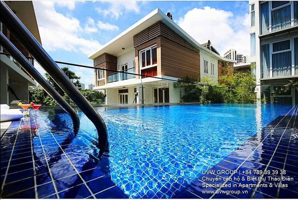 Biệt thự Compound hiện đại cho thuê tại Thảo Điền | 3PN + Văn phòng | 240m² | $2,600