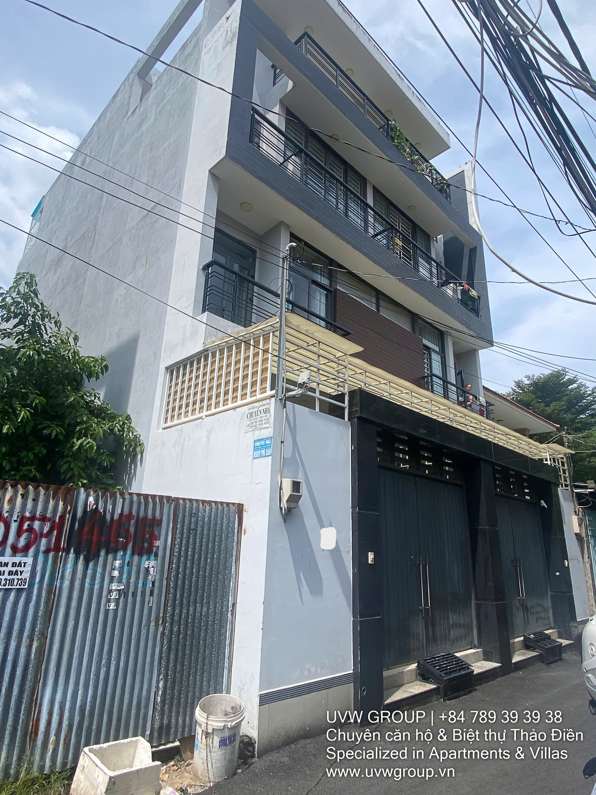 Nhà cho thuê gần Thái Lý, Thảo Điền | 4PN | 5x20m | $1,800
