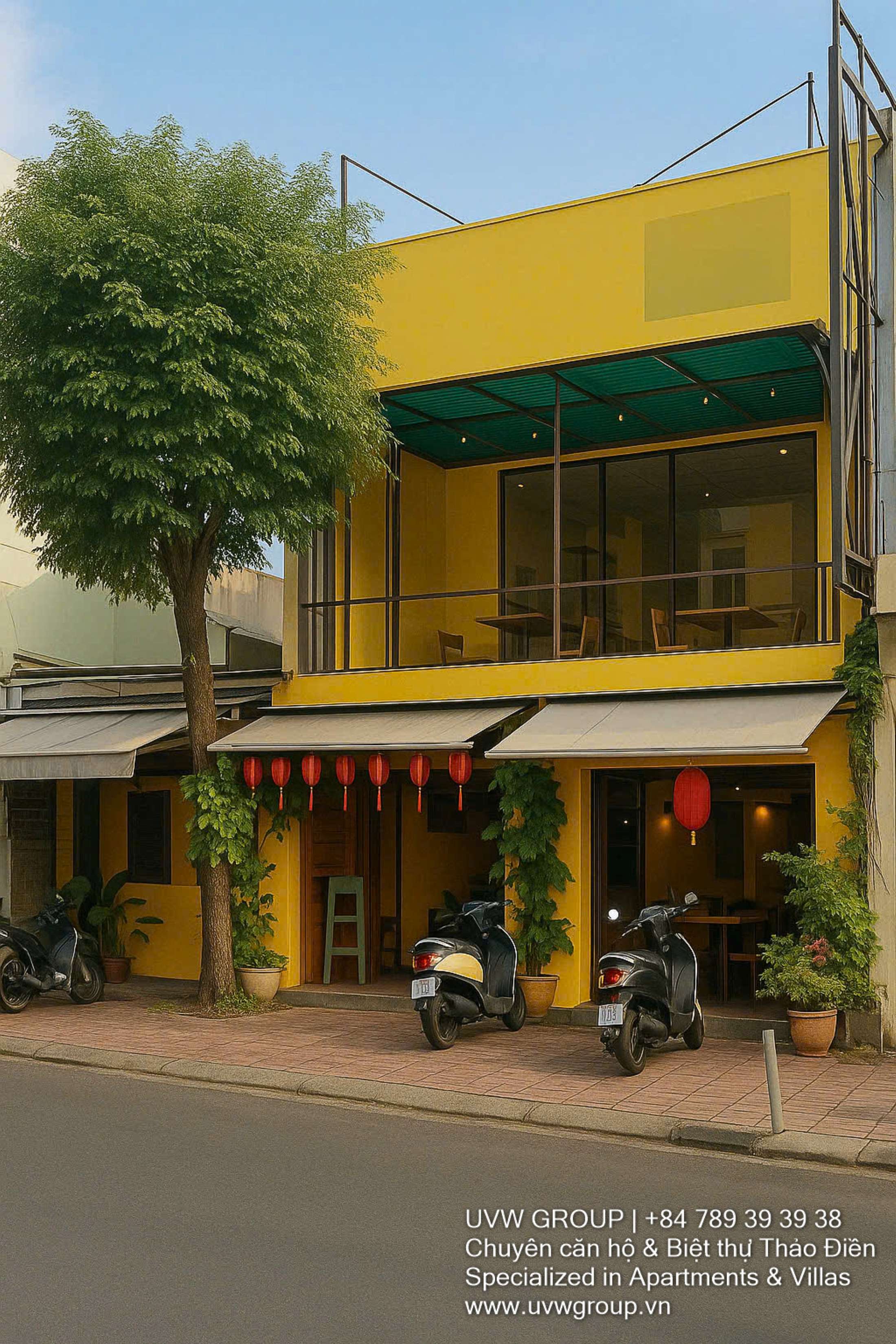 Cho thuê Shophouse lầu 1 & gác xép – Đường Song Hành, Quận 2 | 1.600 USD