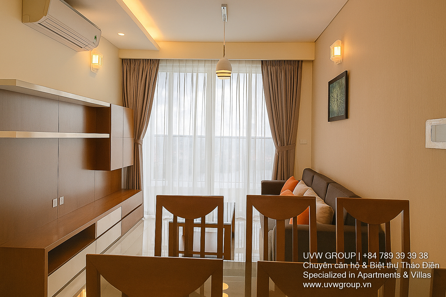 2BR Apartment for Rent at Thao Dien Pearl | 96m² | Landmark 81 View | $1,000