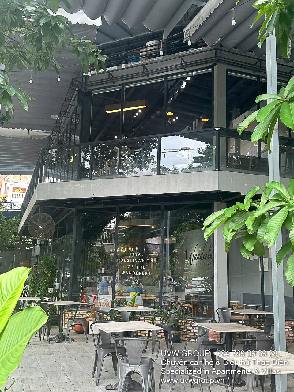 Quán cà phê cho thuê tại Đường 53 An Phú | 146m² | Park View | $1,600