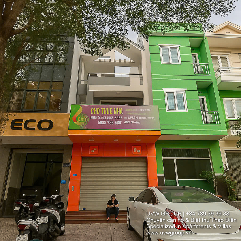 4-Storey House on Nguyen Quy Duc – An Phu, District 2 | 5 Bedrooms | $1,800
