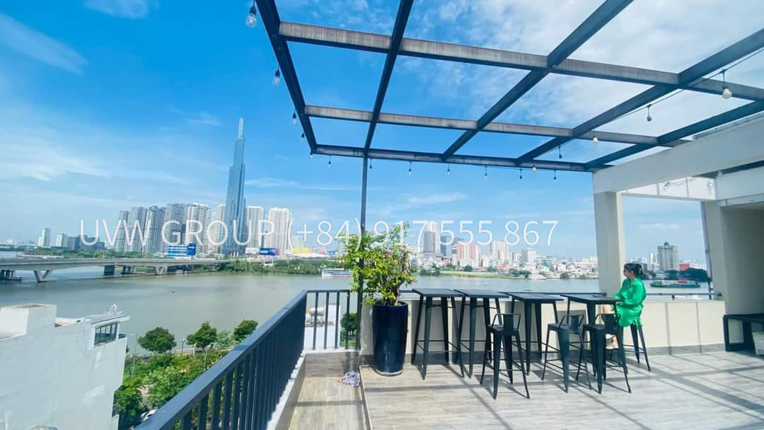 Rooftop Riverview for Rent in Thao Dien | 200m² | $2,000