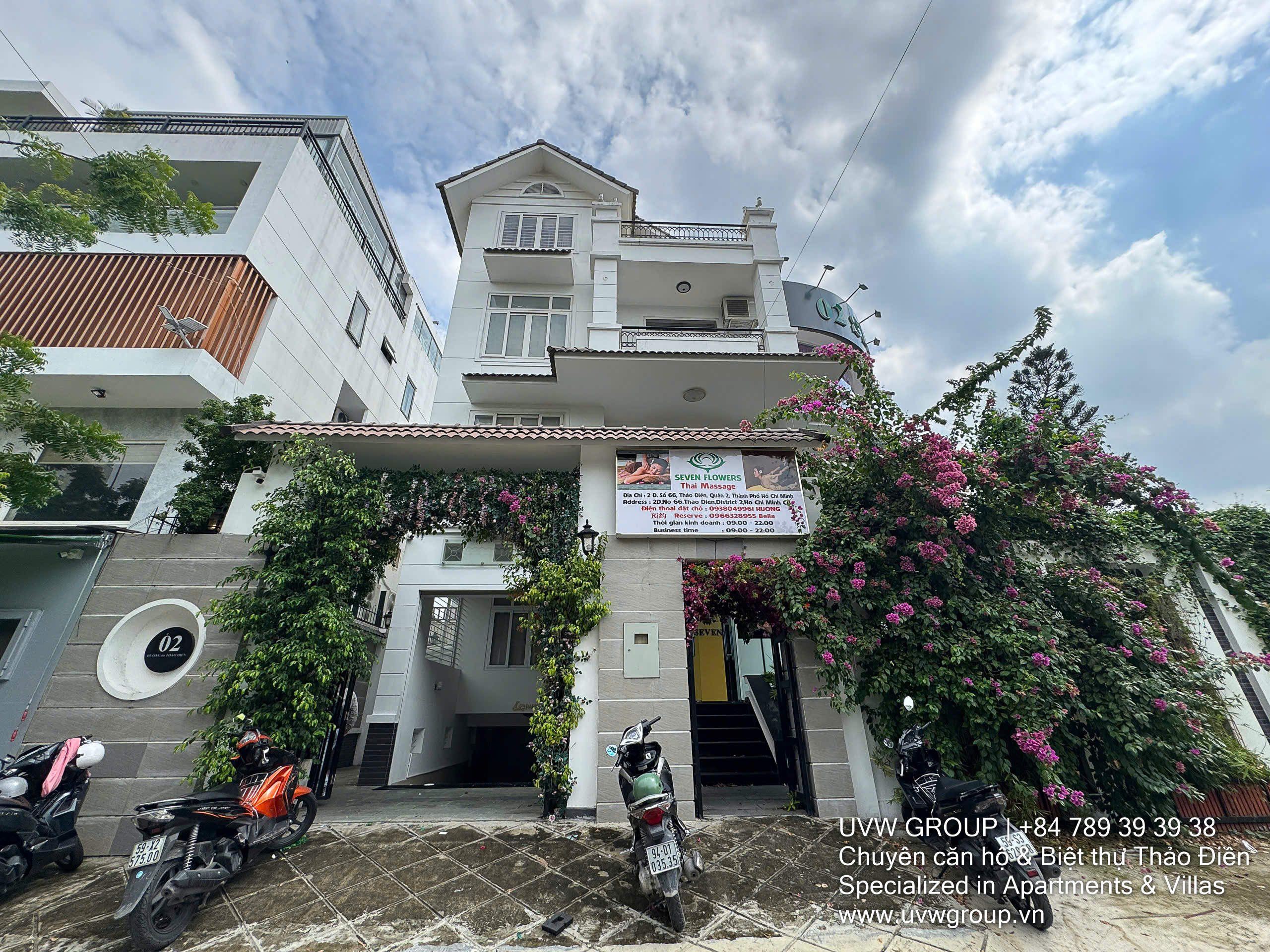 Biệt thự sang trọng 7 phòng ngủ cho thuê – Đường 66, Thảo Điền – 343m² – $5,000 – Sẵn sàng dọn vào ở