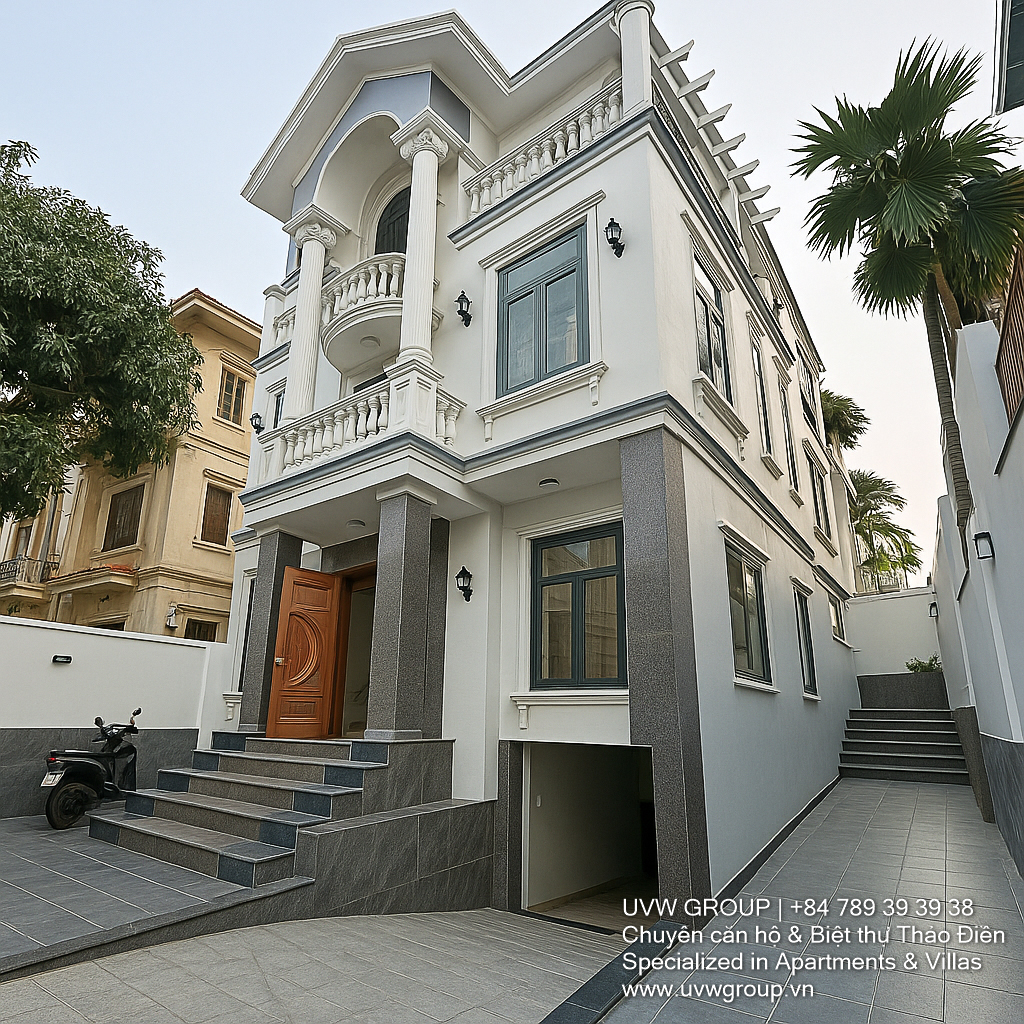 Cho thuê nhà văn phòng tại An Phú, Quận 2 | 4 tầng + hầm | 240m² | 3.600 đô la