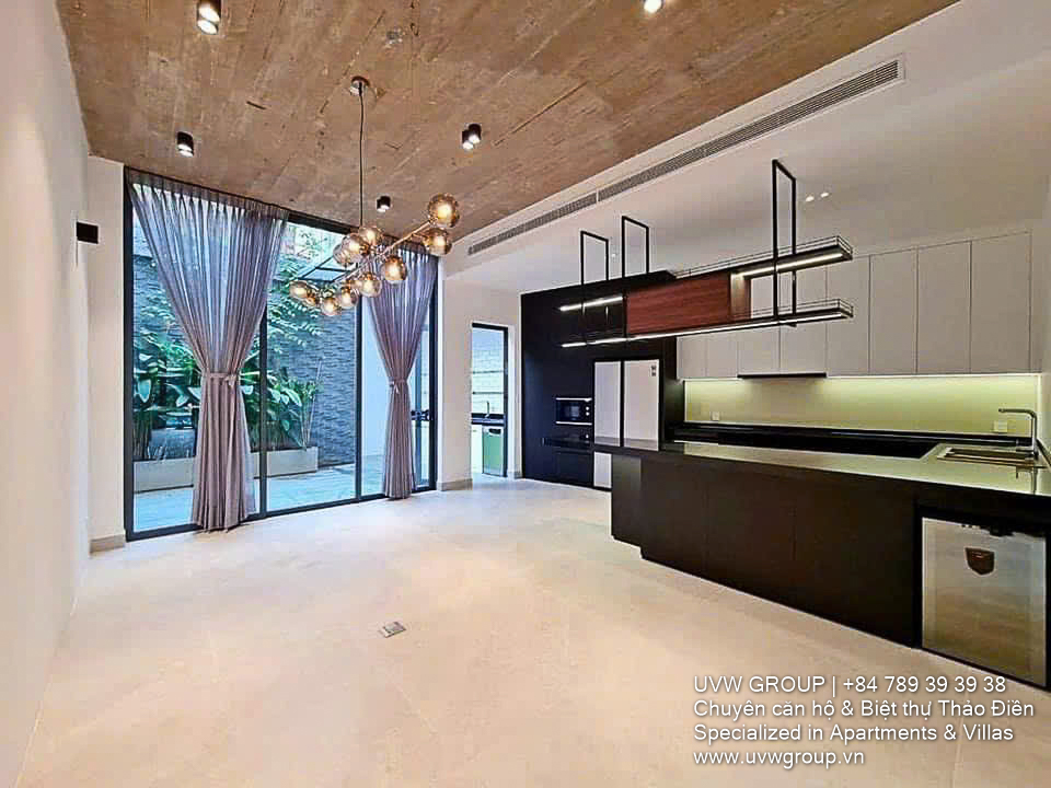 4-bedroom villa for rent in Thao Dien, 450m², modern layout and multiple floors