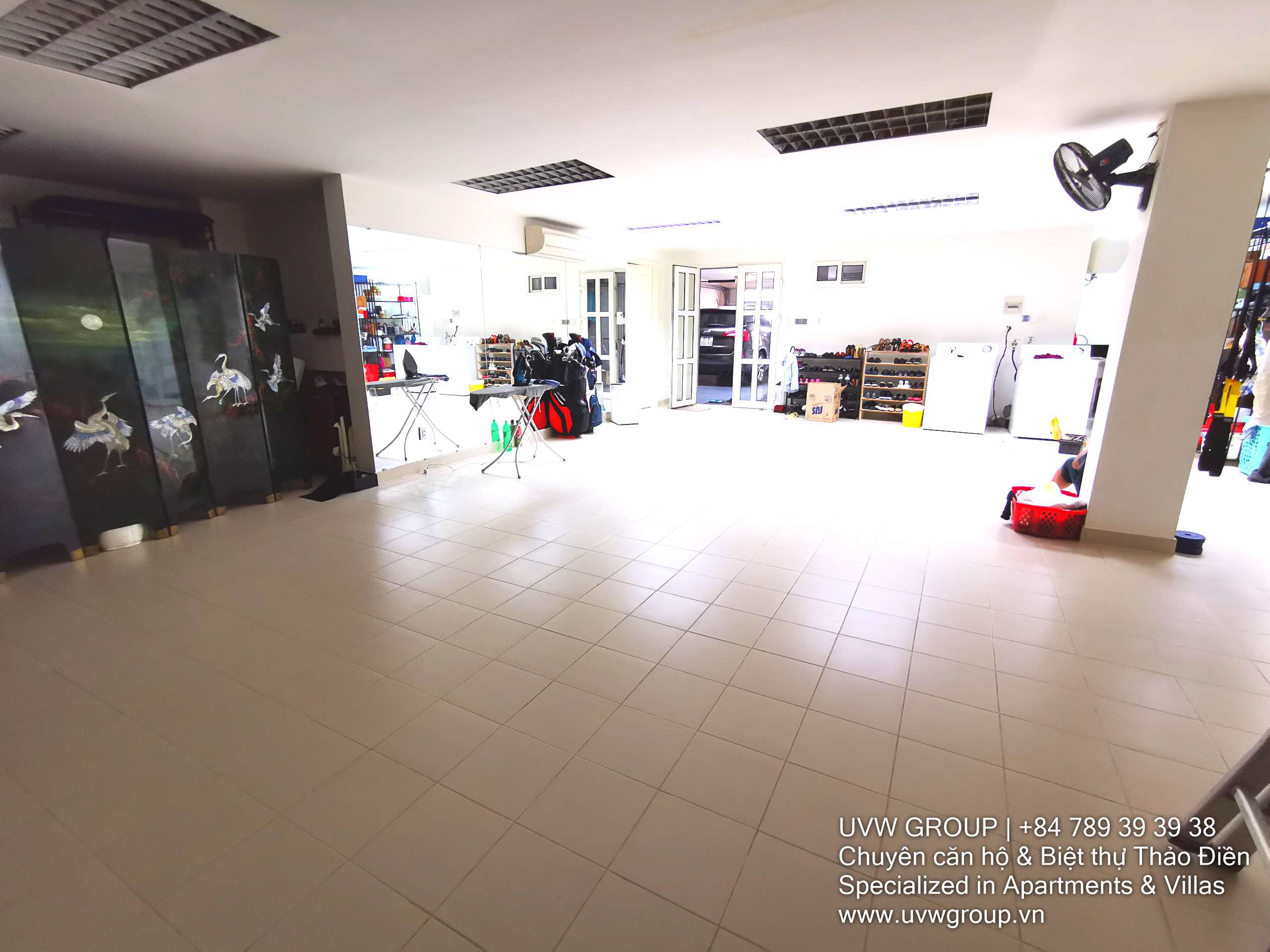 Fully furnished luxury 5-bedroom house with basement in Thao Dien for rent