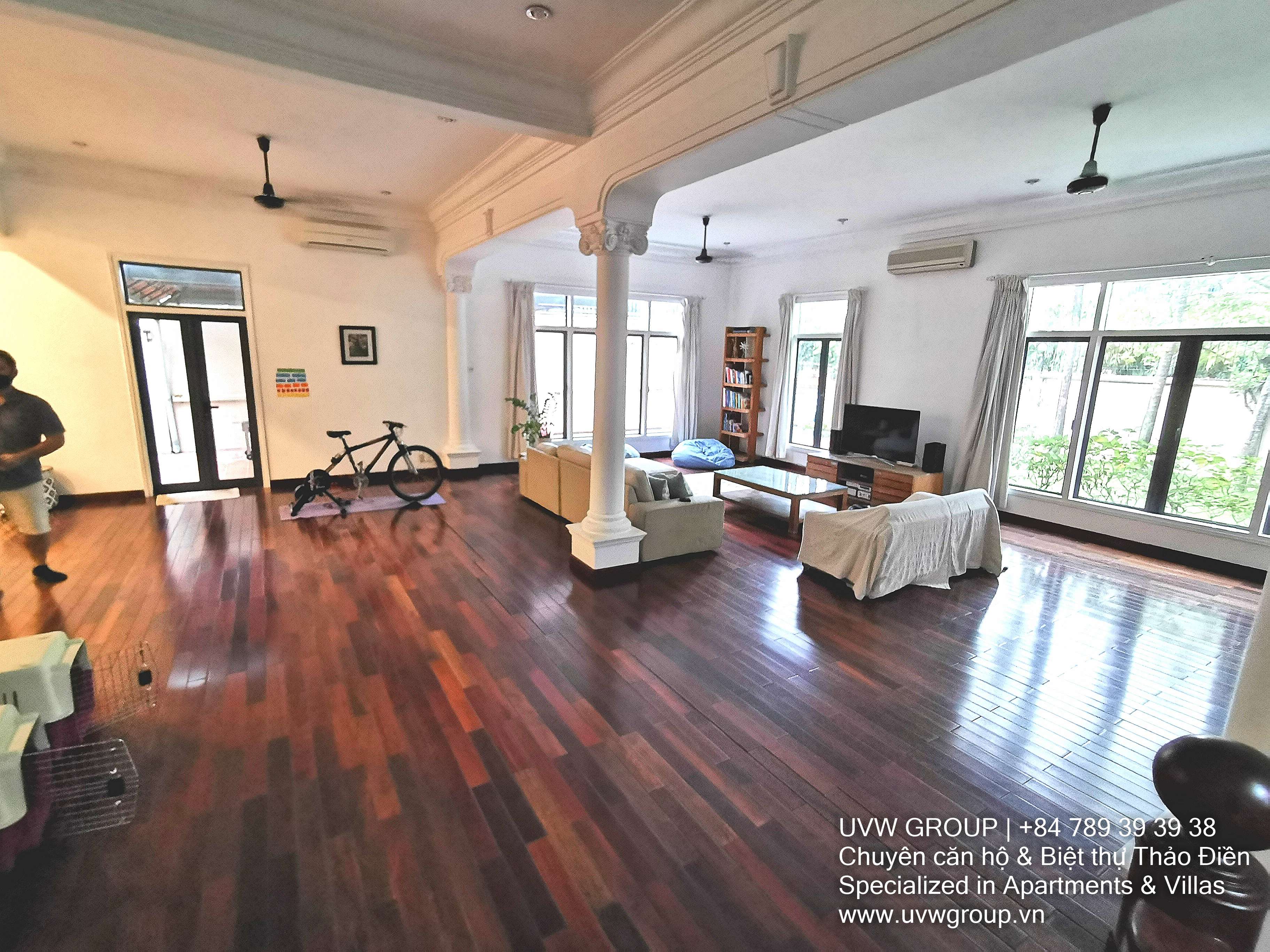 Fully furnished 4-bedroom villa for rent in An Phu, 600sqm
