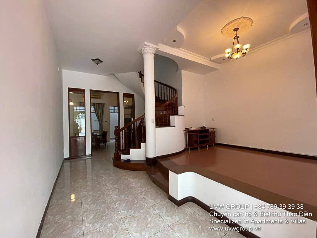 3-bedroom house for rent in Thao Dien with 2 floors and 4 bathrooms