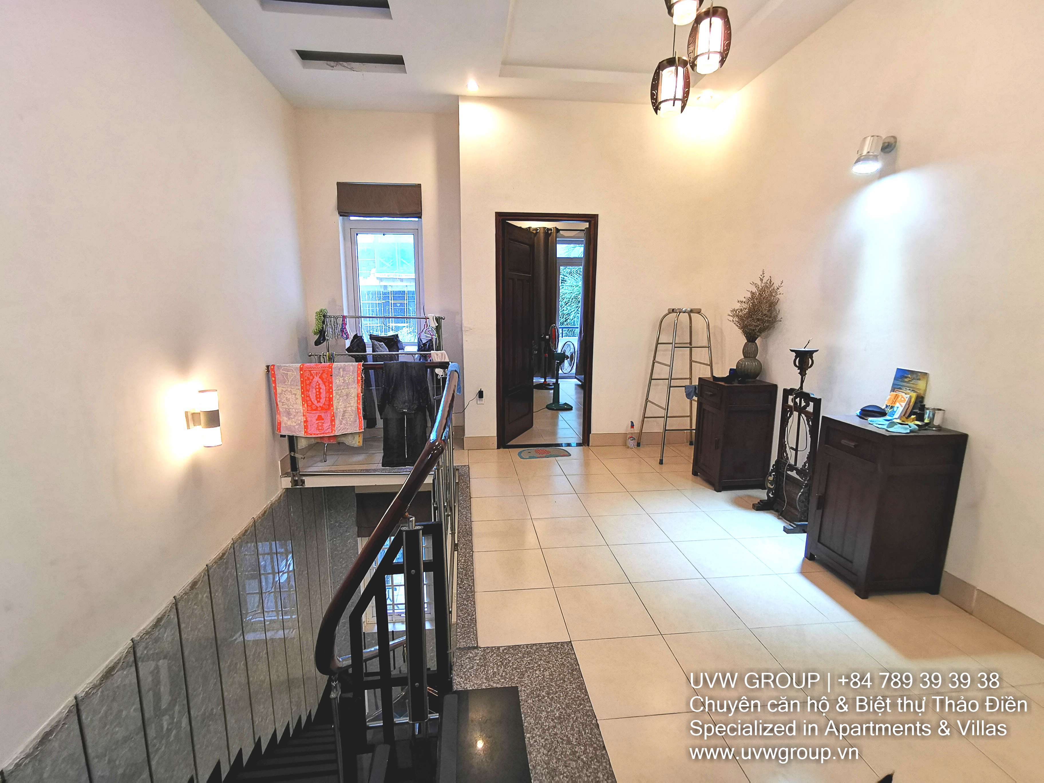4-bedroom villa for rent in Thao Dien with 160m², basic furnished