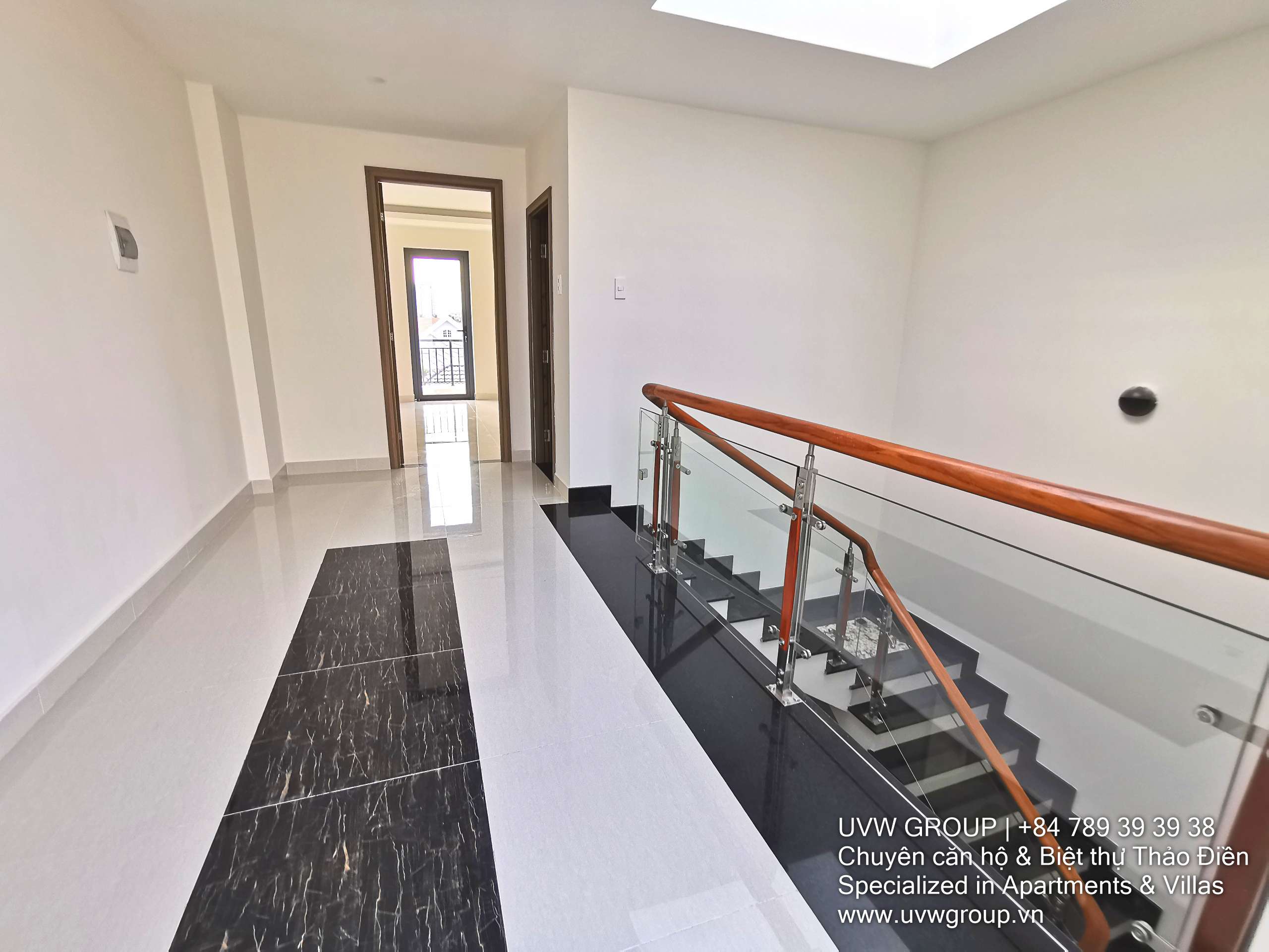Spacious 4-bedroom house with rooftop for rent in Thao Dien, 100m², unfurnished