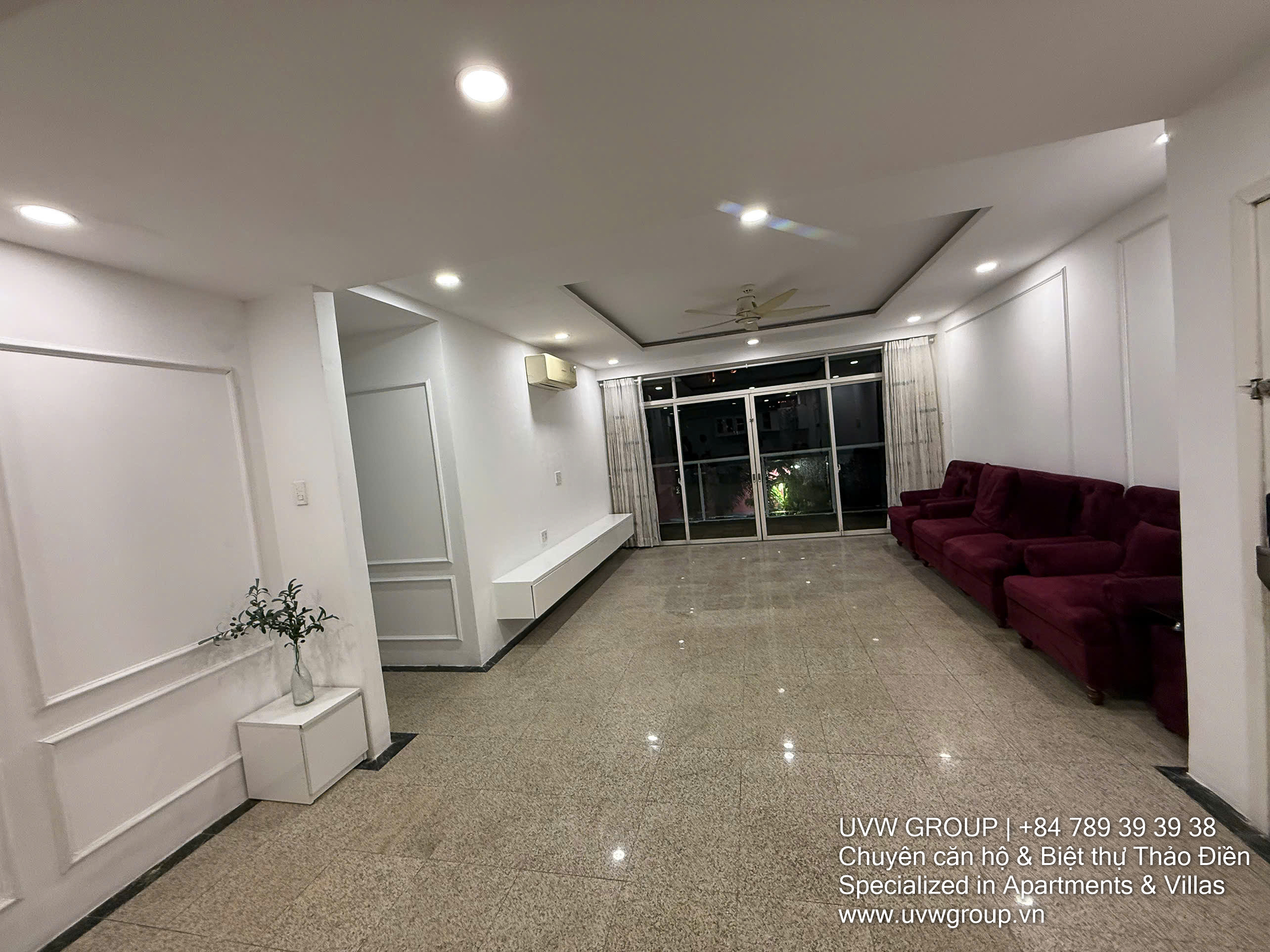Hoang Anh Gia Lai apartment for sale in Thao Dien – Unit C2-05, 157m², 4 bedrooms, 3 bathrooms, pink book, basic furnishing