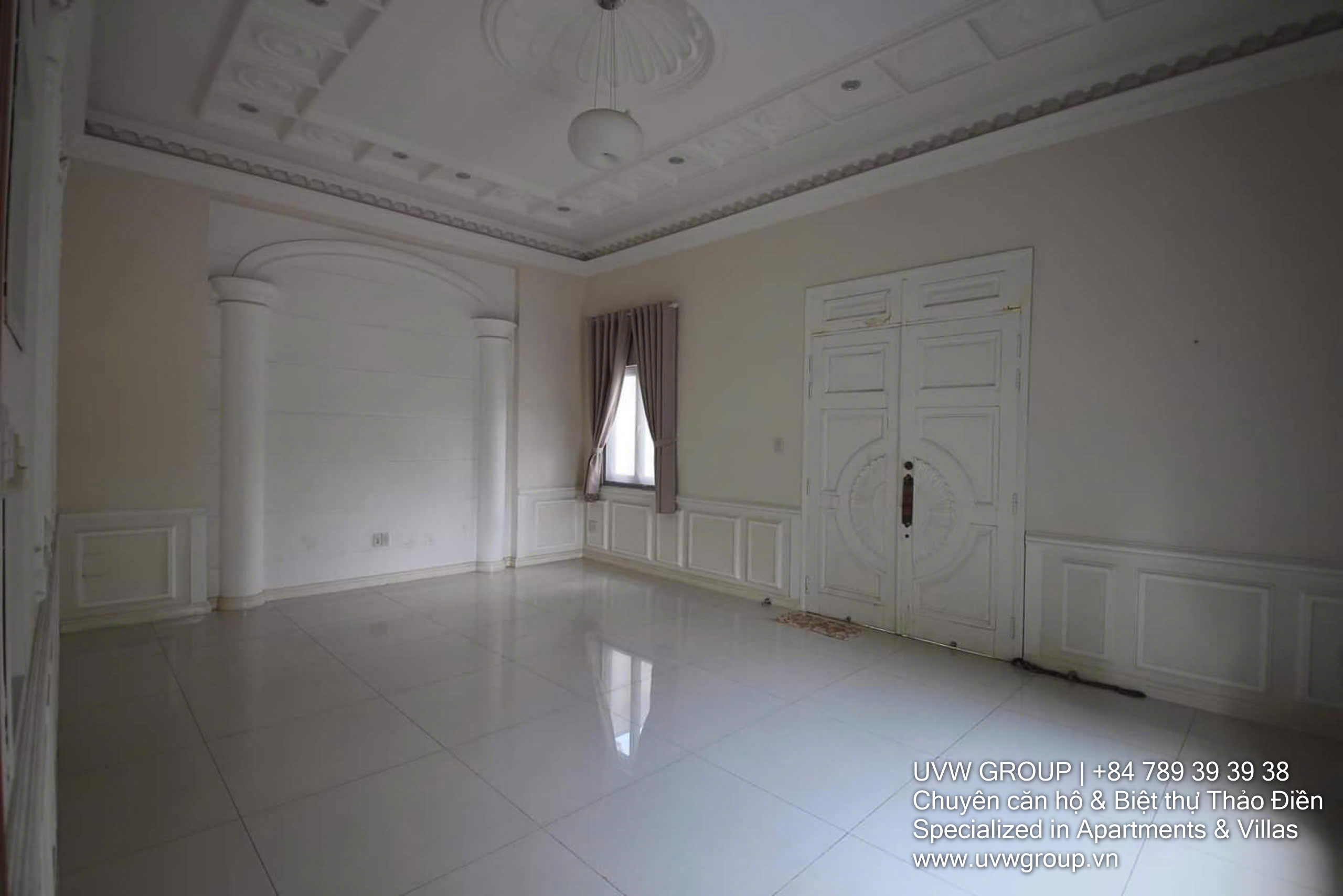 4-bedroom villa with garden and pool for rent in Thao Dien, District 2