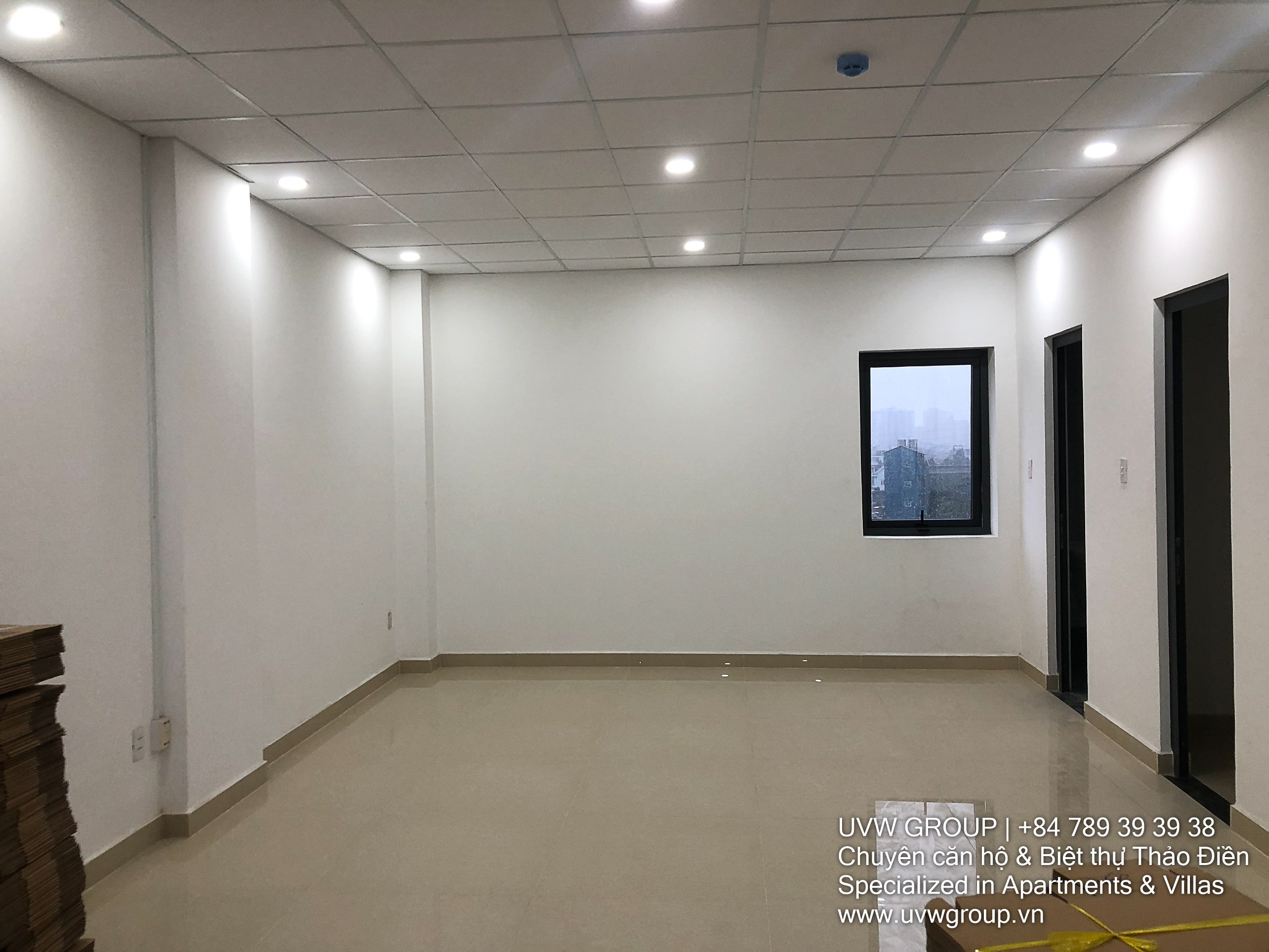 Facade of 6-floor building for sale on Xuan Thuy Street, Thao Dien Ward