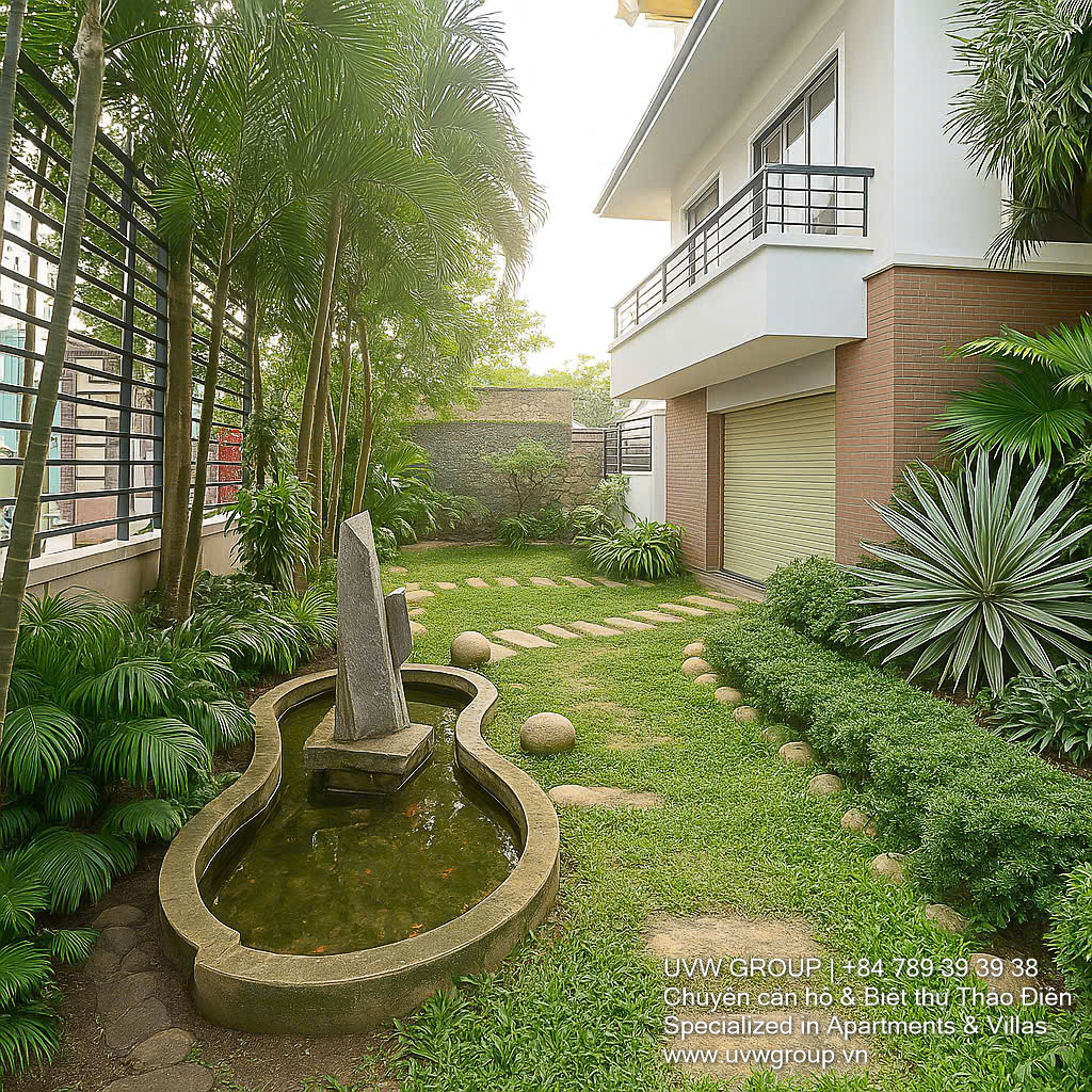 5-bedroom villa for rent in Nguyen Van Huong compound, Thao Dien
