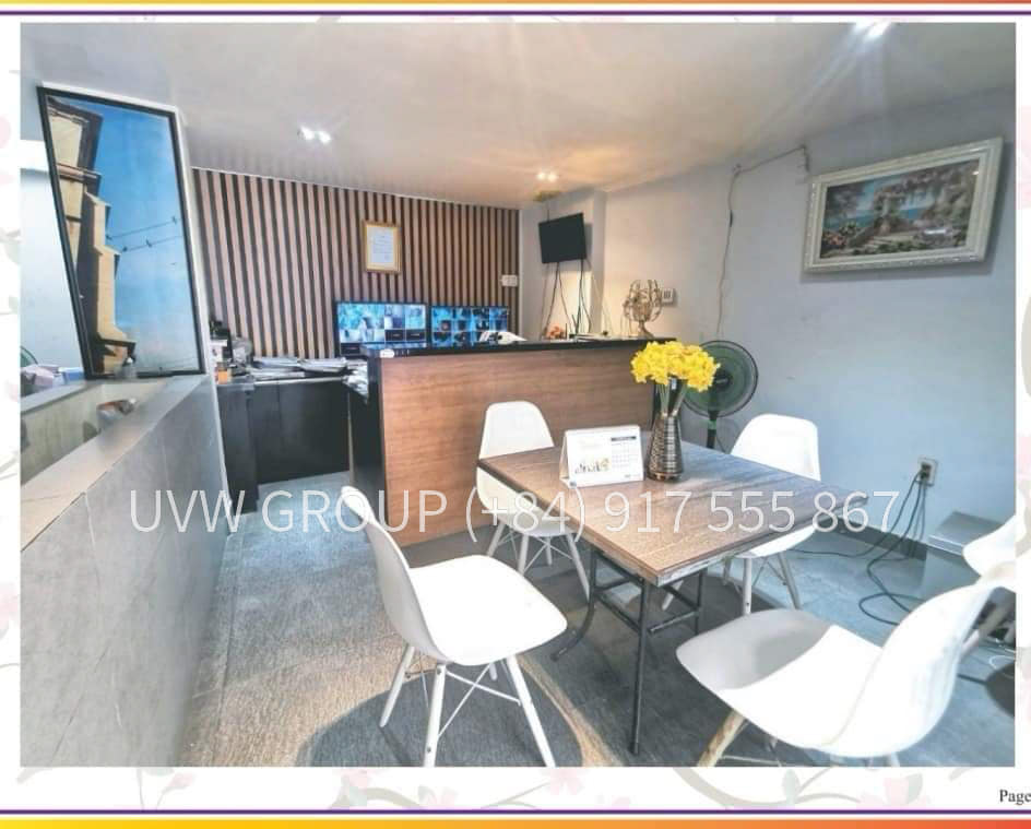 Exterior of a serviced apartment building for sale in District 4, Ho Chi Minh City