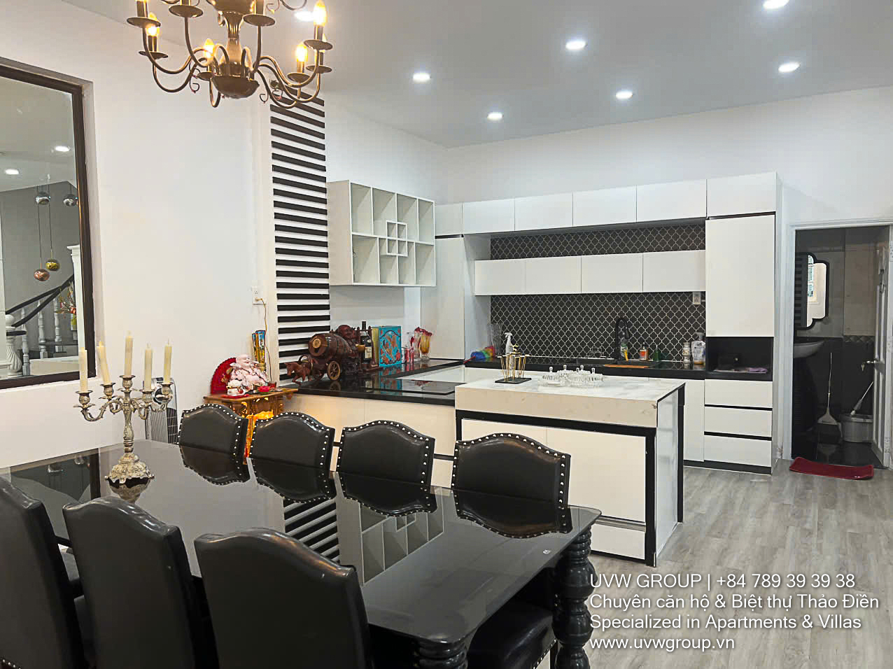 Ground floor and upper-level villa for lease in Thao Dien with spacious yard – 400m²