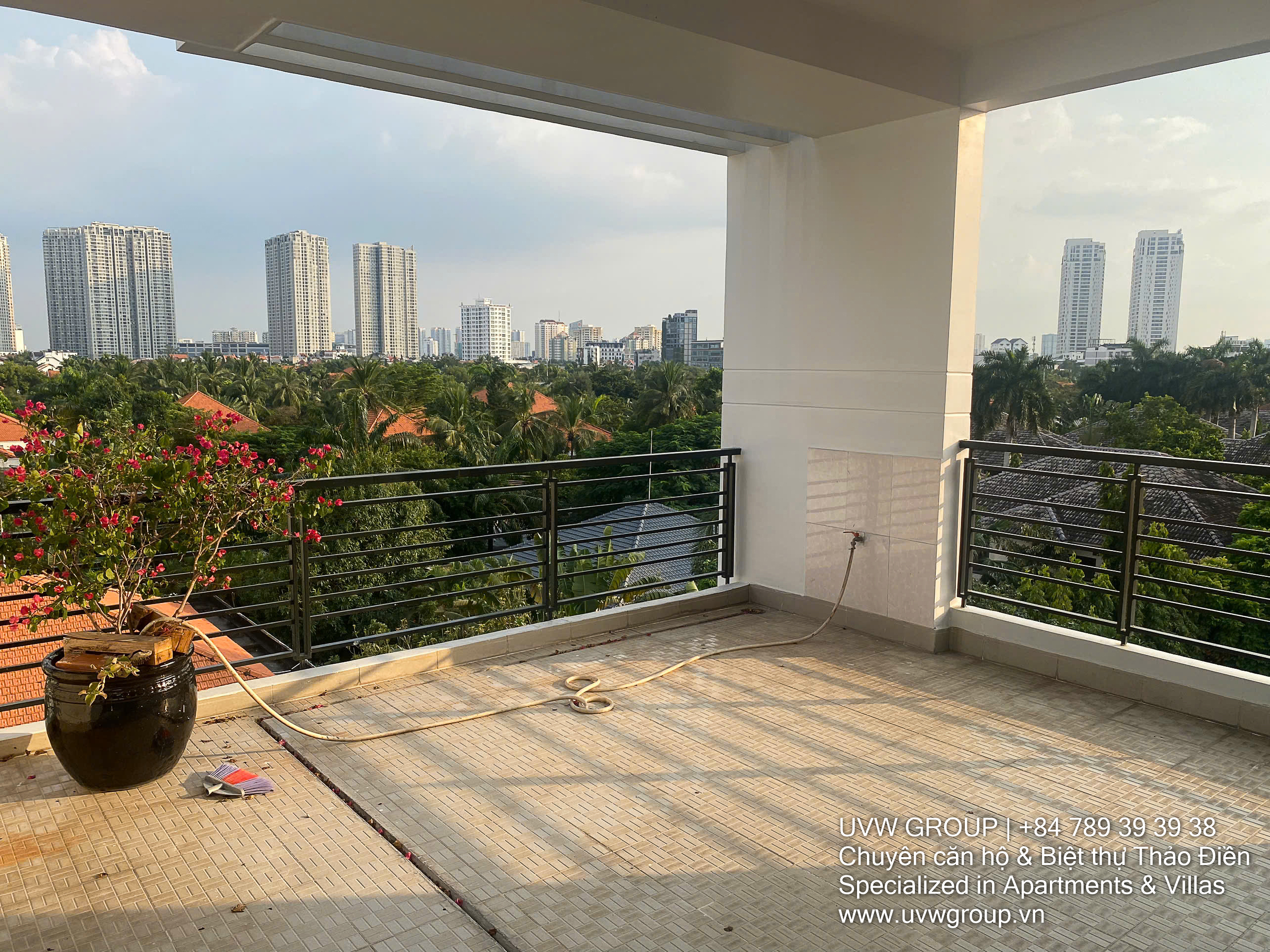 3-bedroom townhouse for rent in Press Village, Thao Dien, District 2