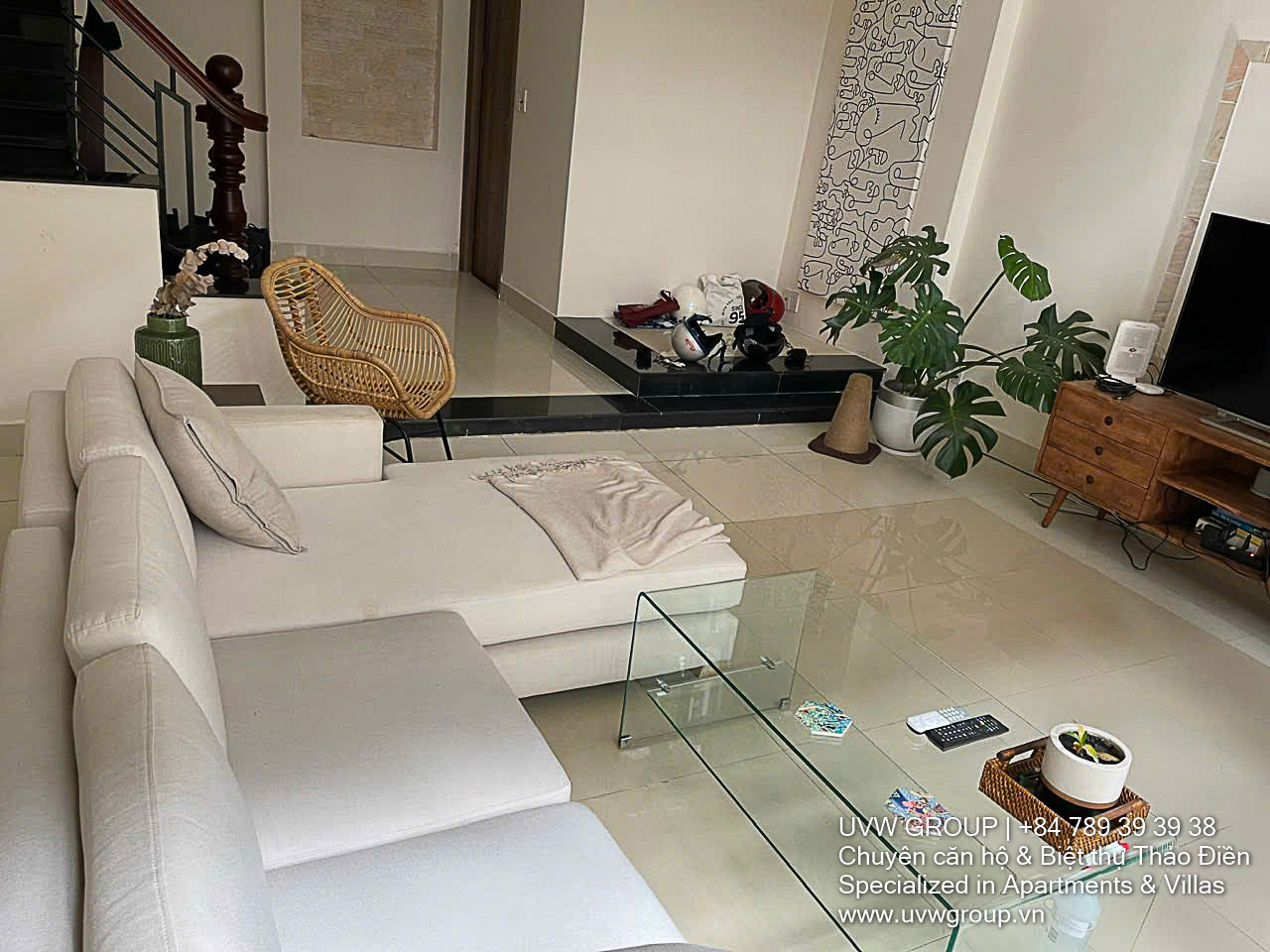 Modern 3-storey house for sale in Journalist Village Thao Dien – 55m² with existing lease contract