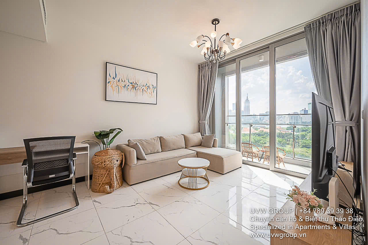 Empire City luxury 2-bedroom apartment for rent in Ho Chi Minh City