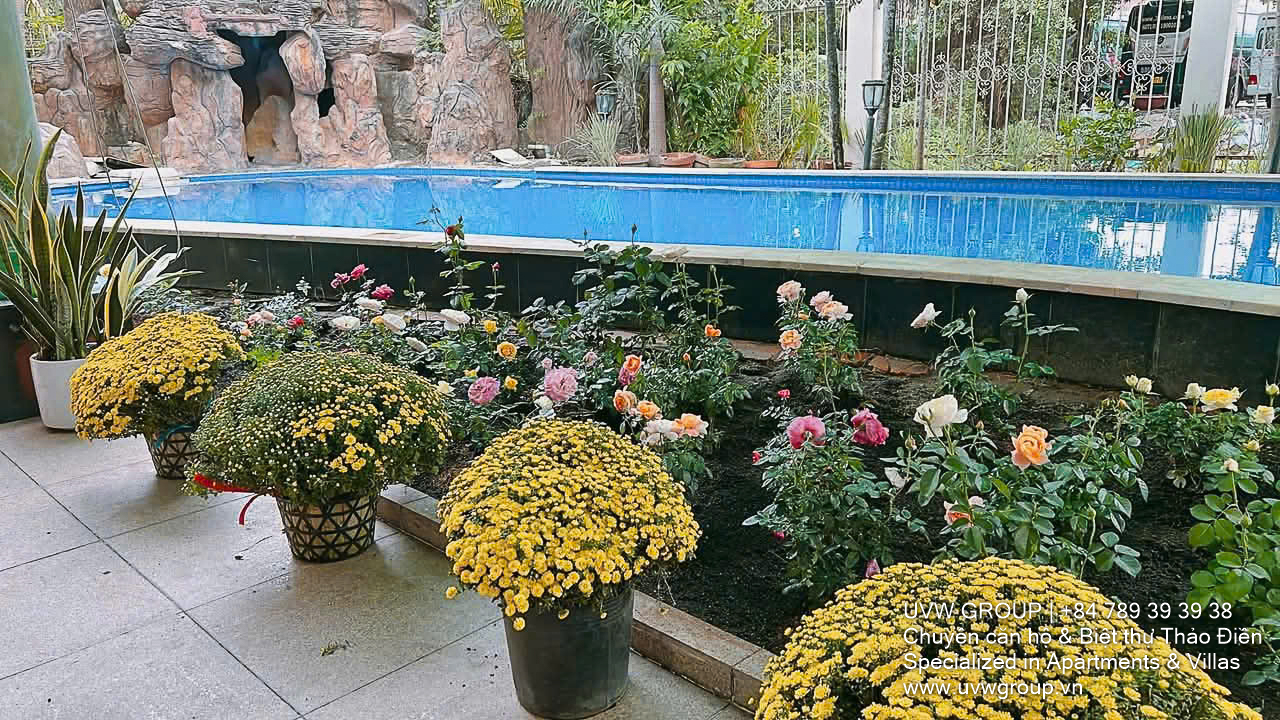 Villa for Rent in Compound – Thao Dien | 5BR + Office | 624m² | $5,000