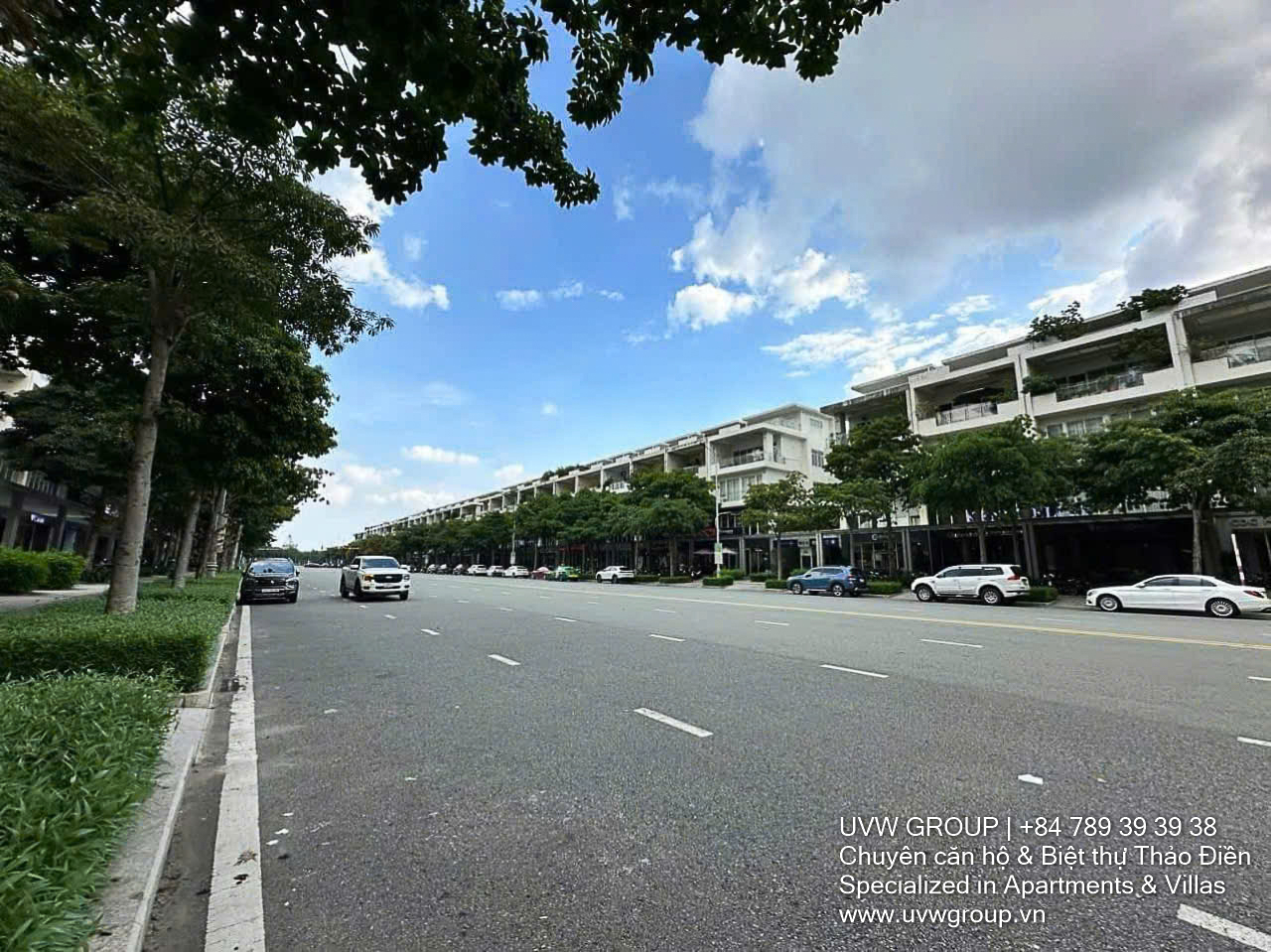 Commercial corner building for lease or sale on Nguyen Co Thach, Thu Duc City
