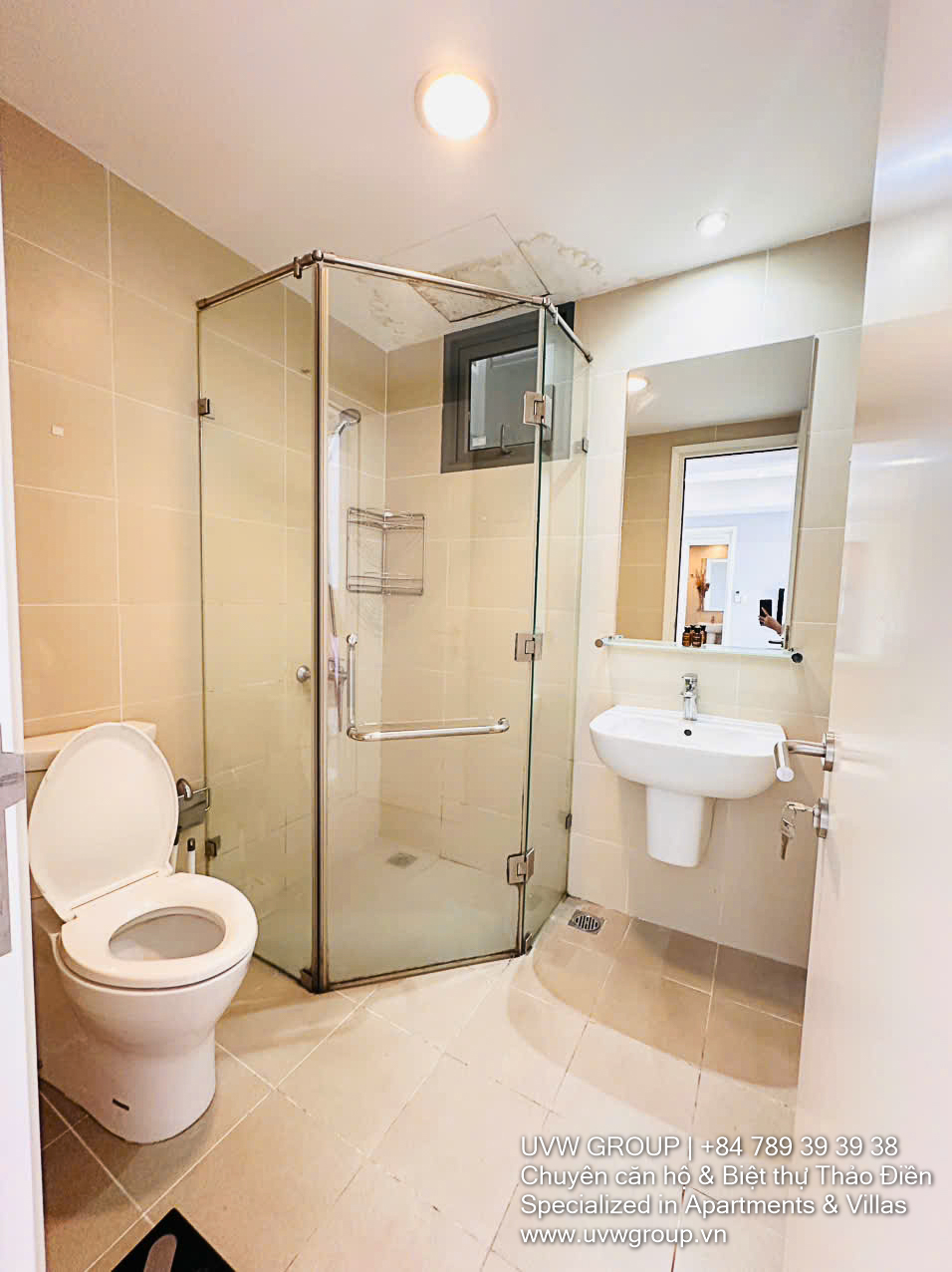 Modern 2-bedroom apartment for rent in Masteri Thao Dien Tower 5, 14th floor, 70m², fully furnished, direct access to metro and Vincom Mega Mall