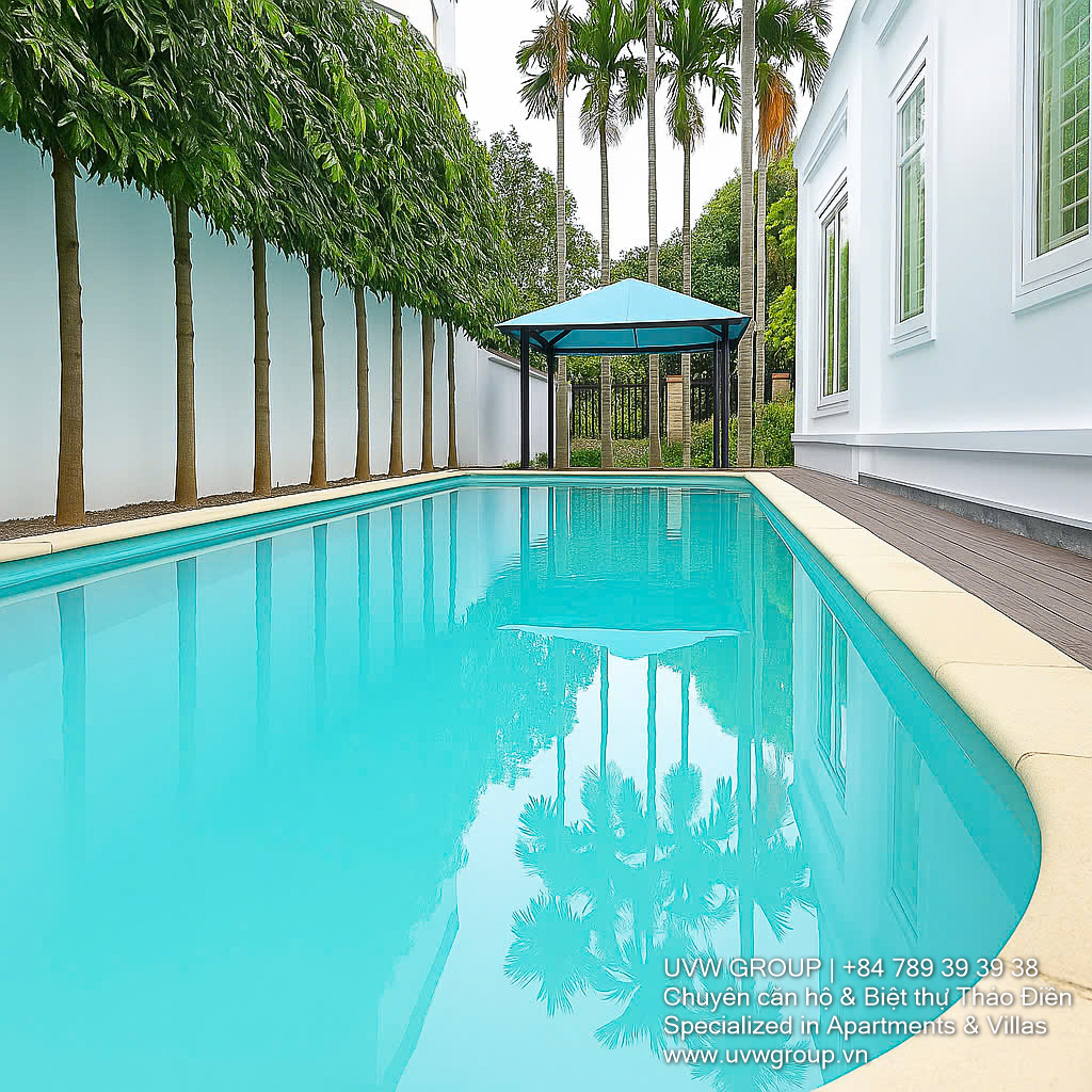 Villa for Rent on Quoc Huong, Thao Dien | 6BR | 400m² | $4,000 (Tax & Pool Included)