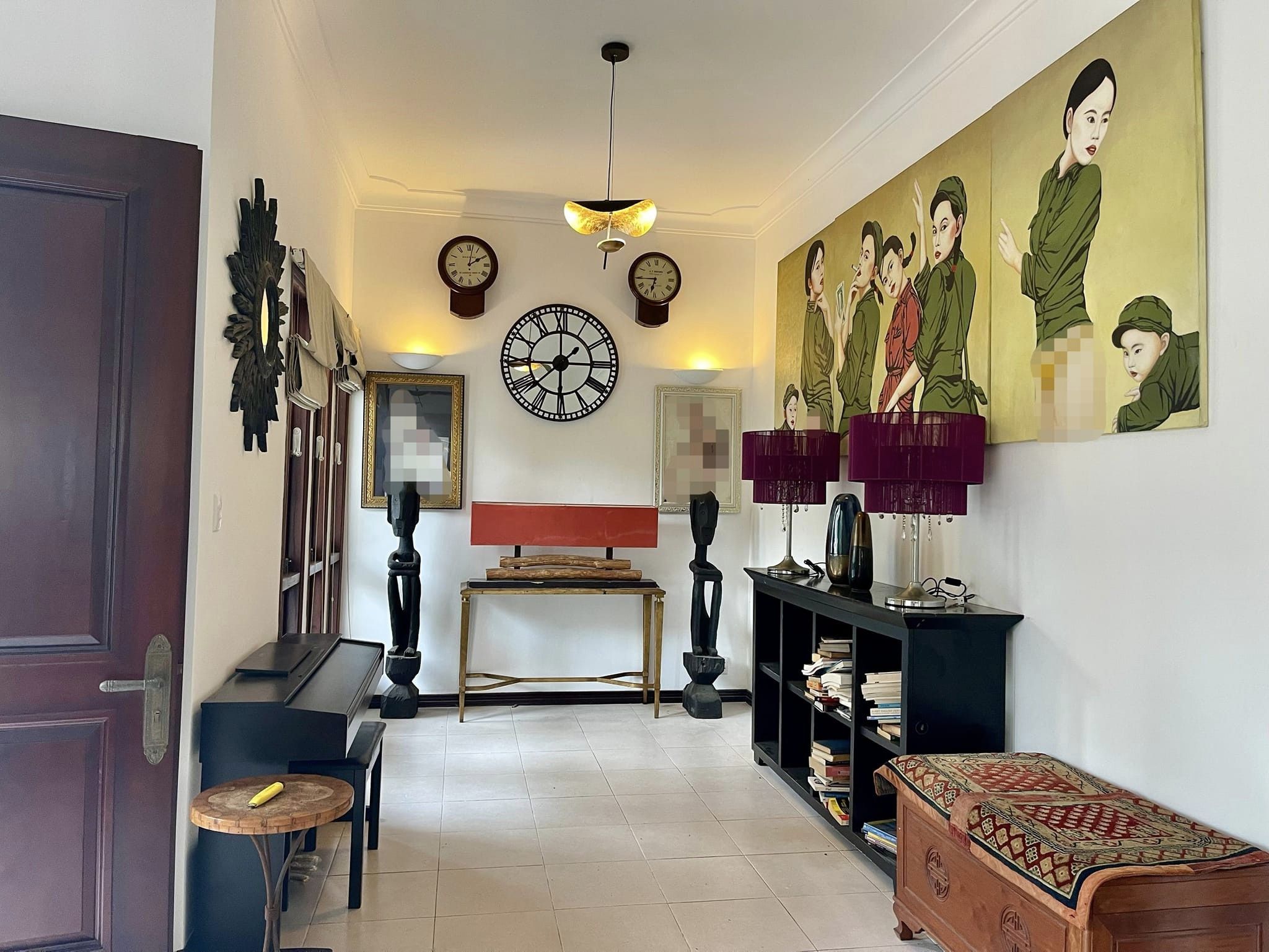 Villa for rent in Thao Dien D2, 350m², 4 bedrooms, 6 bathrooms, garage connected to garden and pool