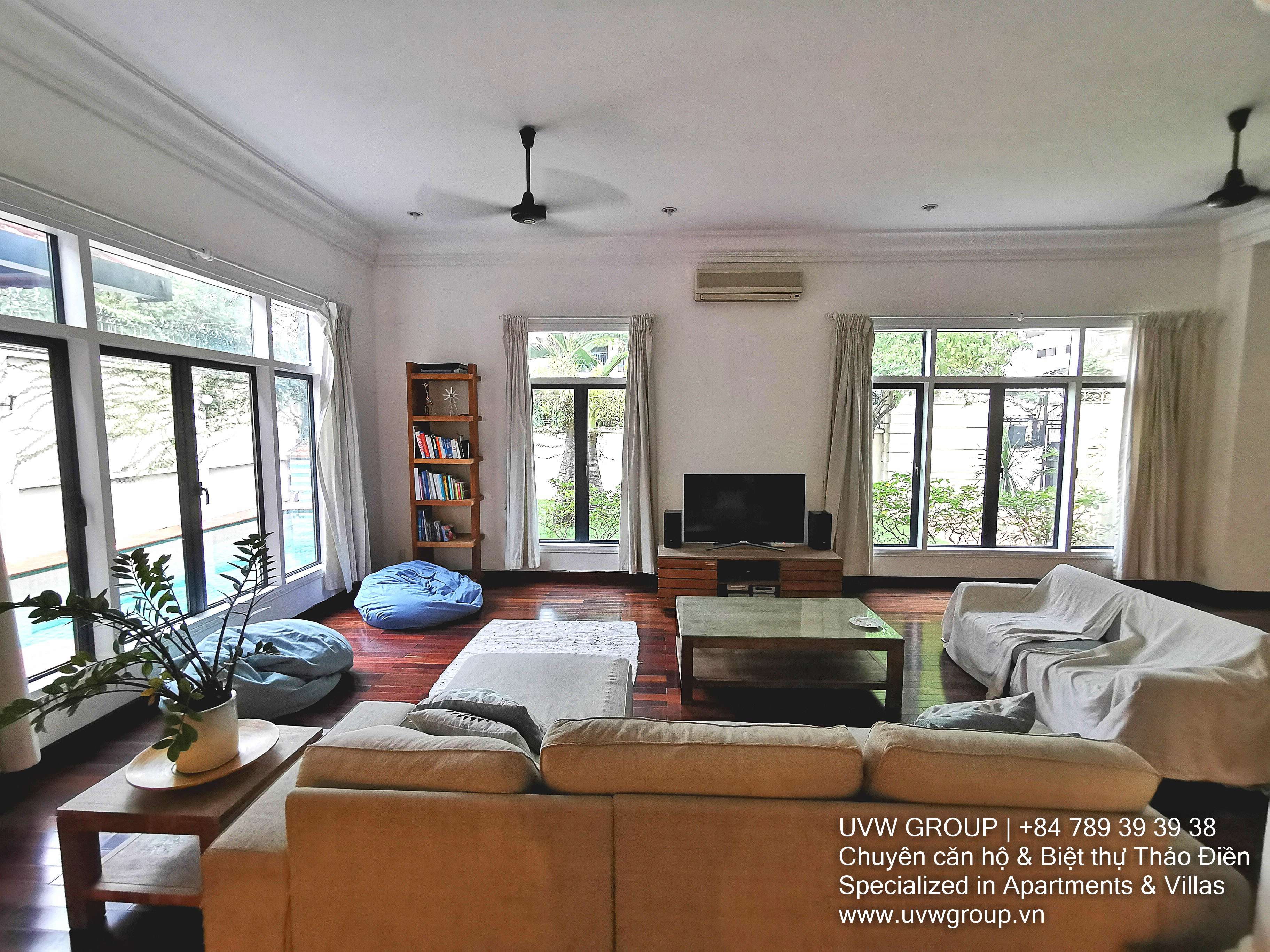 Fully furnished 4-bedroom villa for rent in An Phu, 600sqm