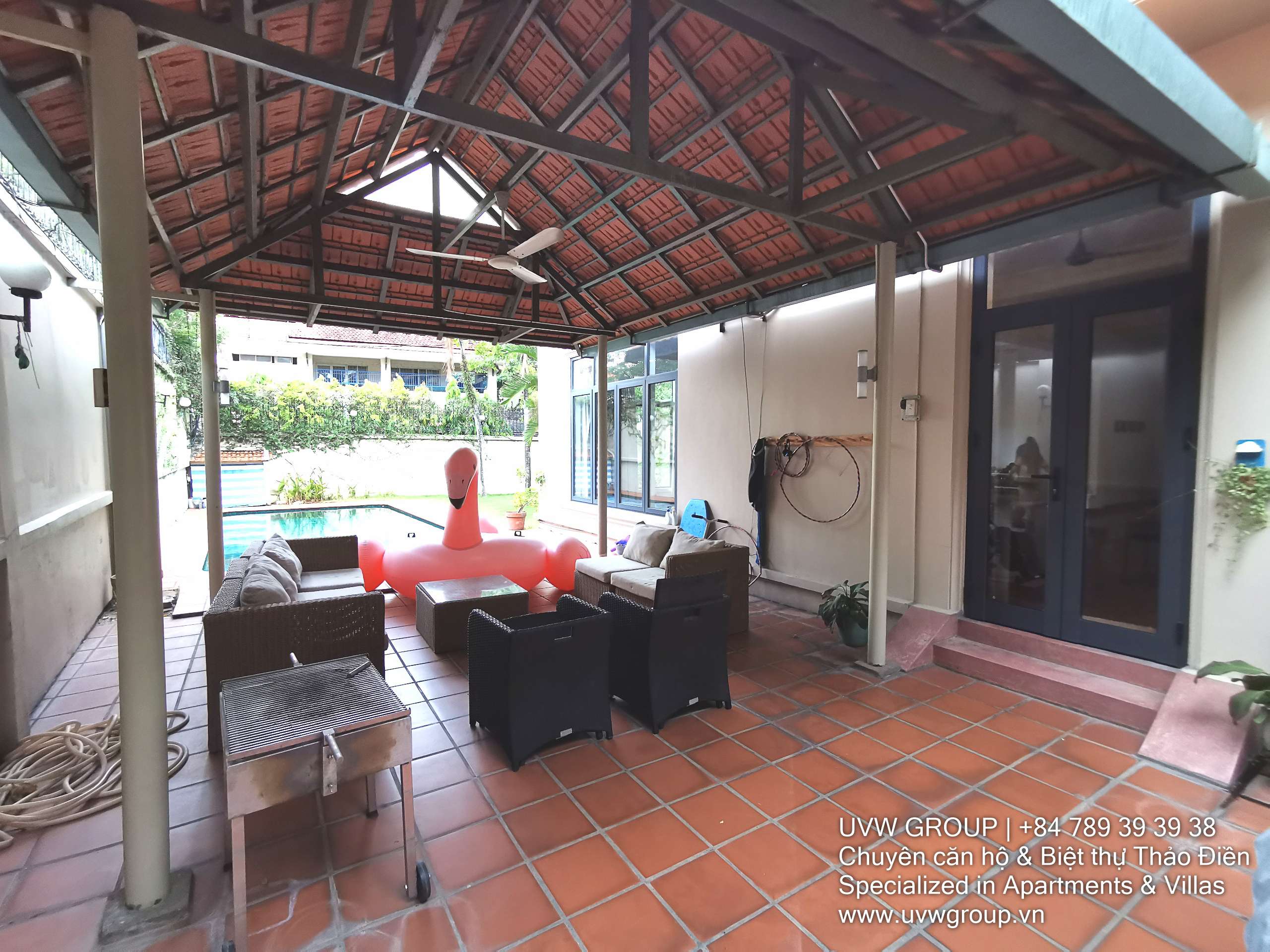 Fully furnished 4-bedroom villa for rent in An Phu, 600sqm