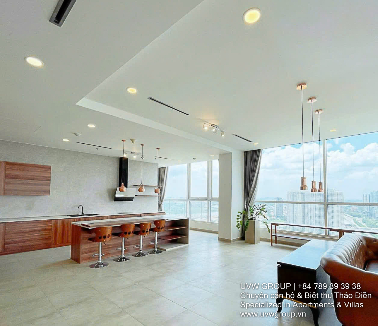 Corner penthouse for sale at Thao Dien Pearl, District 2 – 500m²