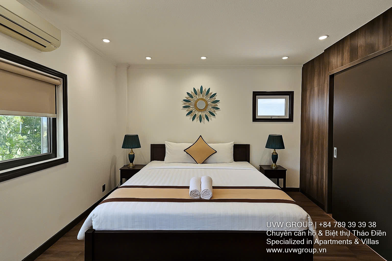 Fully furnished 5-bedroom modern luxury villa with private indoor pool in Thao Dien, HCMC
