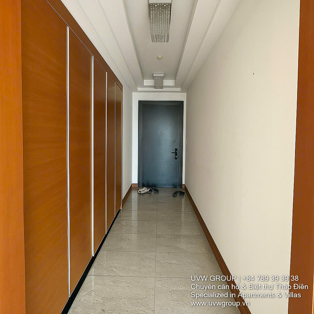 Corner apartment with river view for sale at Xi Riverview Palace, Thao Dien