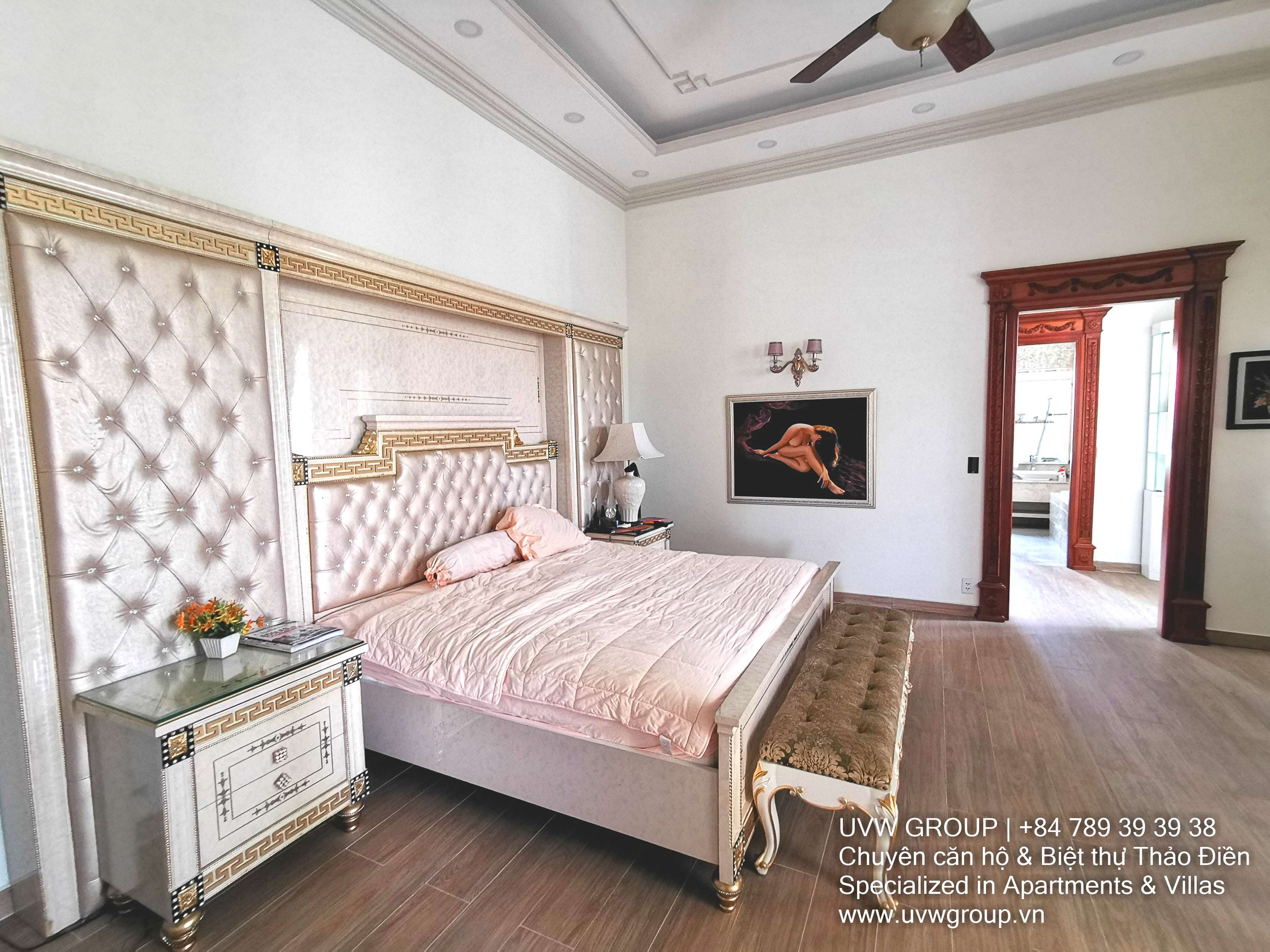 Massive 7-bedroom fully furnished villa with 12,500m² area for rent in Thao Dien