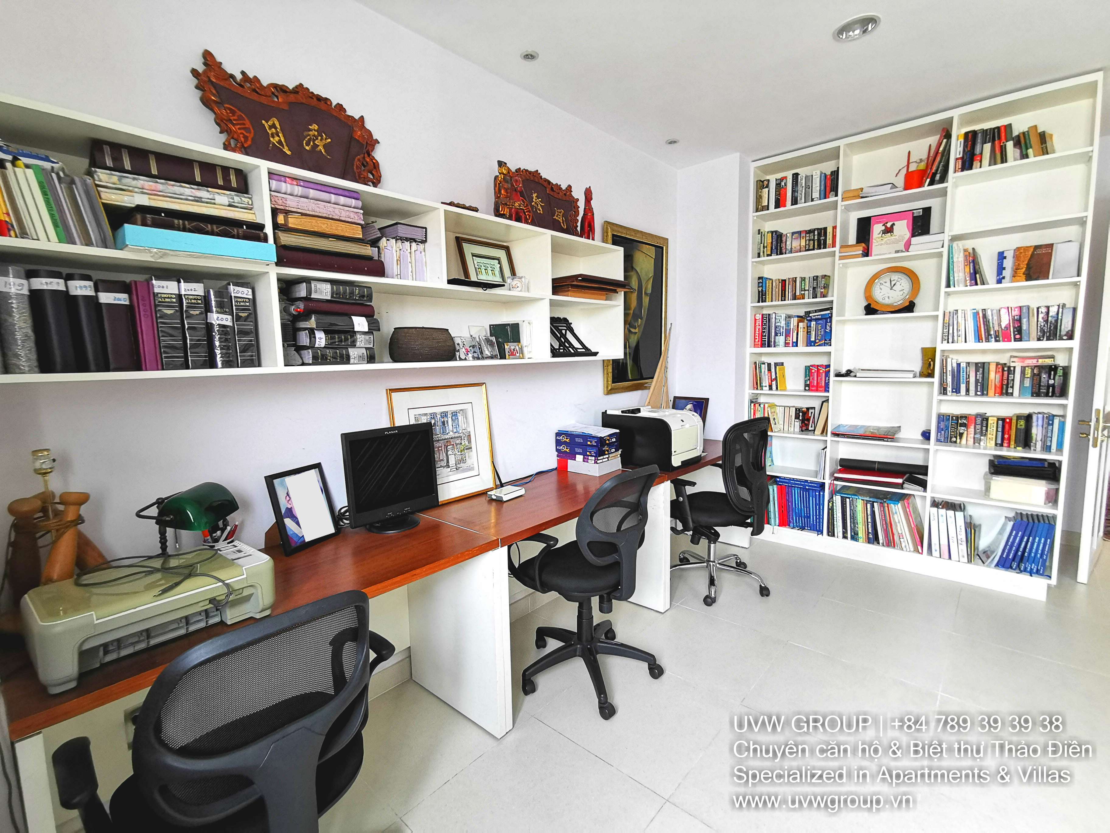 Fully furnished luxury 5-bedroom house with basement in Thao Dien for rent