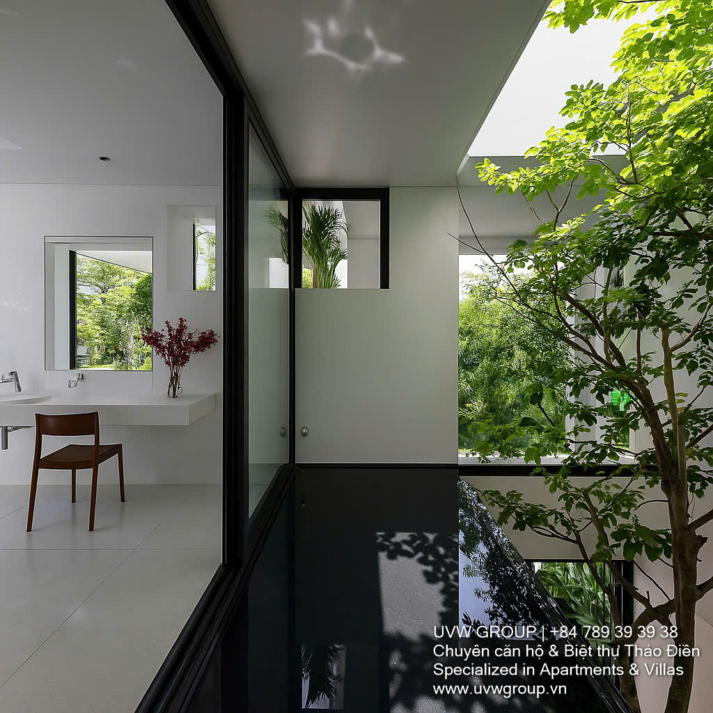 Award-winning modern villa for sale in An Phu, minimalist luxury design with rooftop and garden
