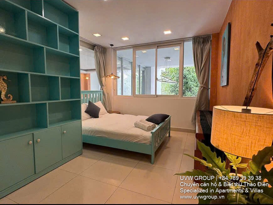 Villa with swimming pool for rent on Street 60, Thao Dien – 5 bedrooms, 6 bathrooms, rooftop terraces, $4,300/month