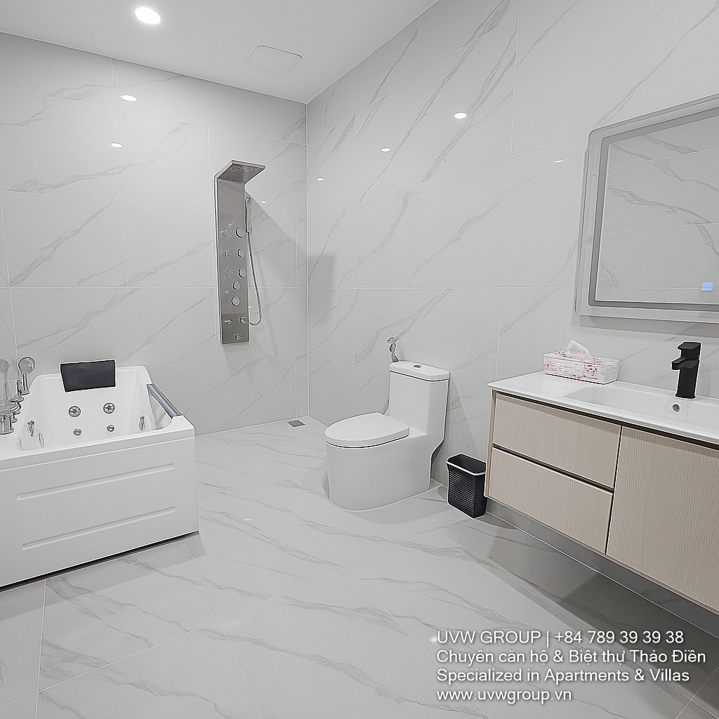 Luxury 5-bedroom short-term villa for rent in District 7 HCMC with pool and garden
