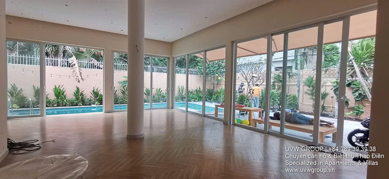 Villa near Tran Ngoc Dien for rent – 3 bedrooms, 350m², business-eligible