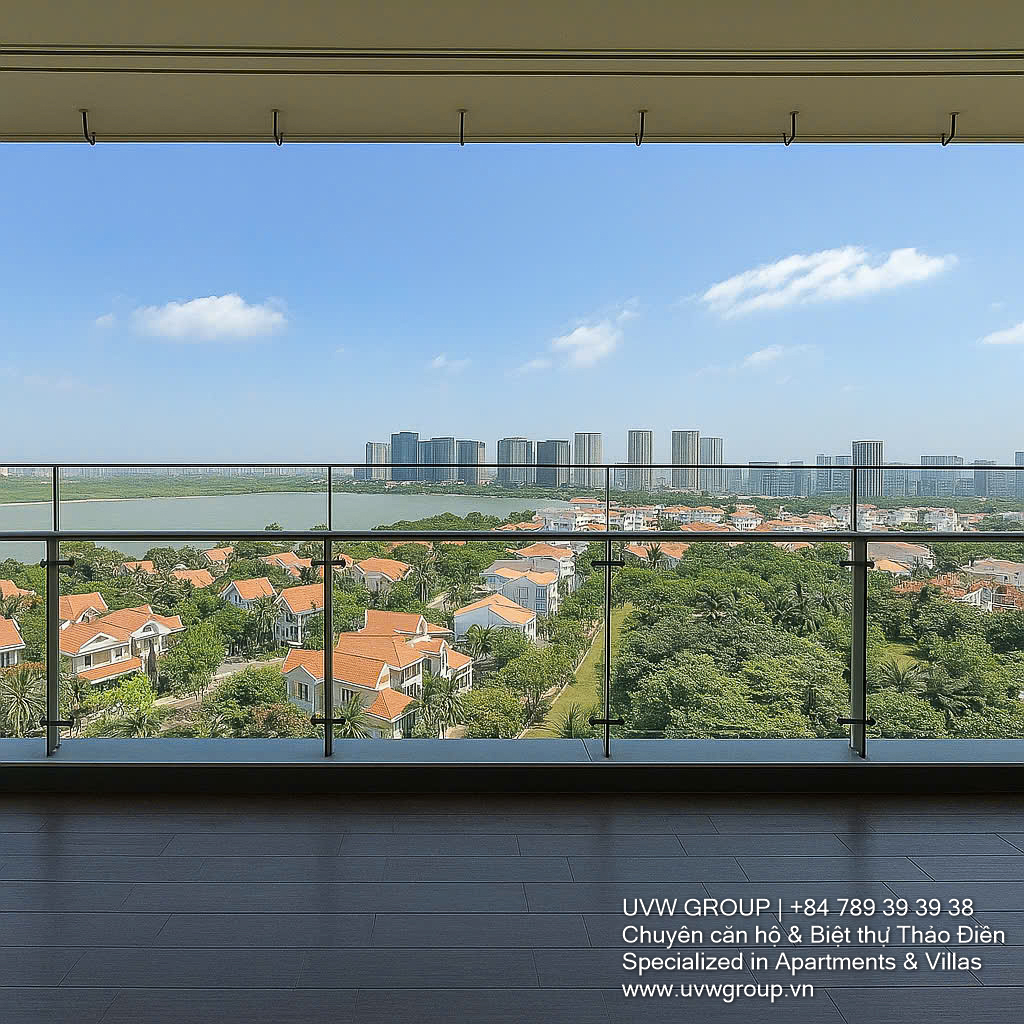 3-bedroom apartment for sale at Thao Dien Green, river view, high floor