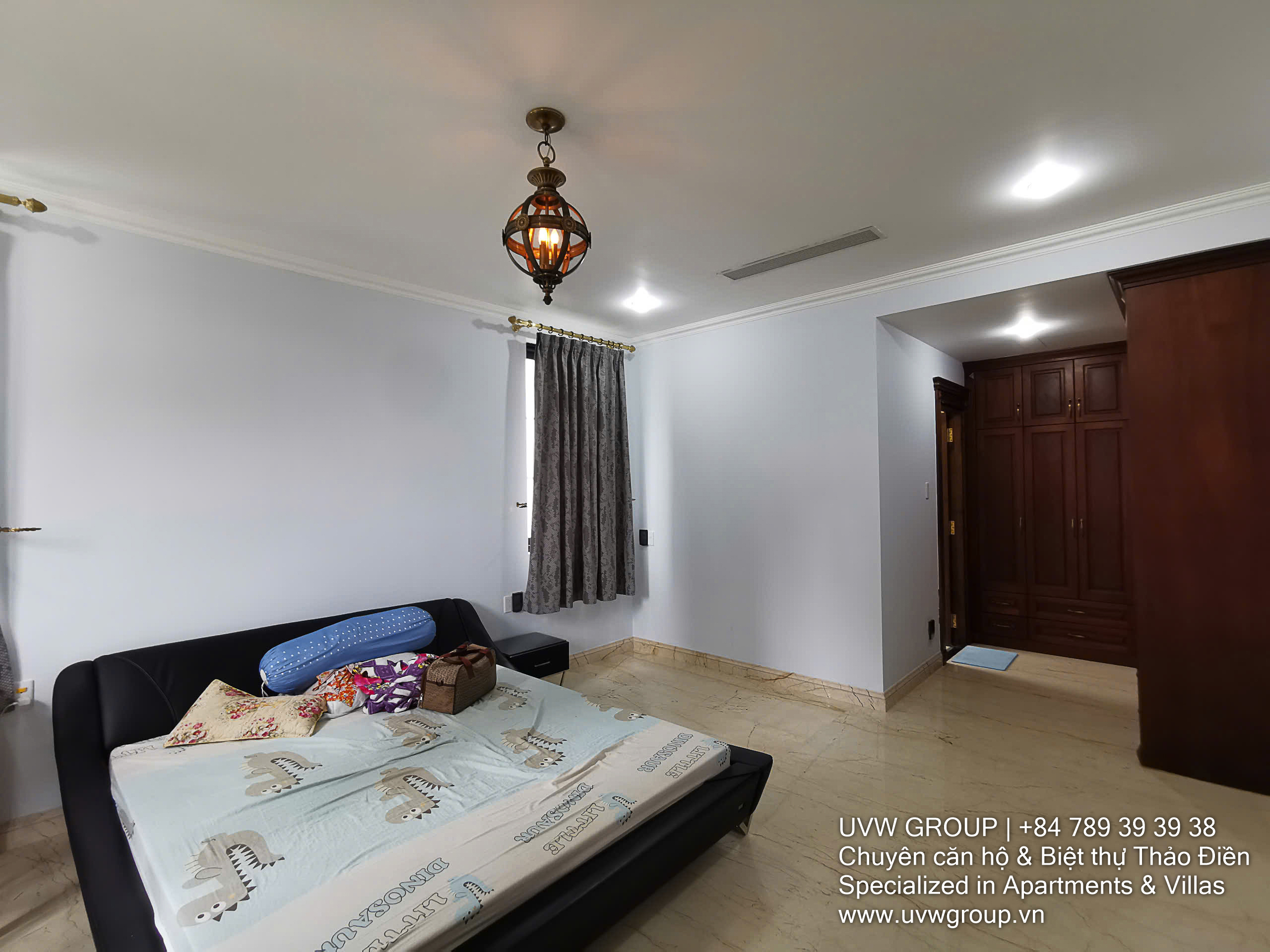 Luxury newly built villa for sale in Thao Dien with 500m² land, garden parking, and European interiors