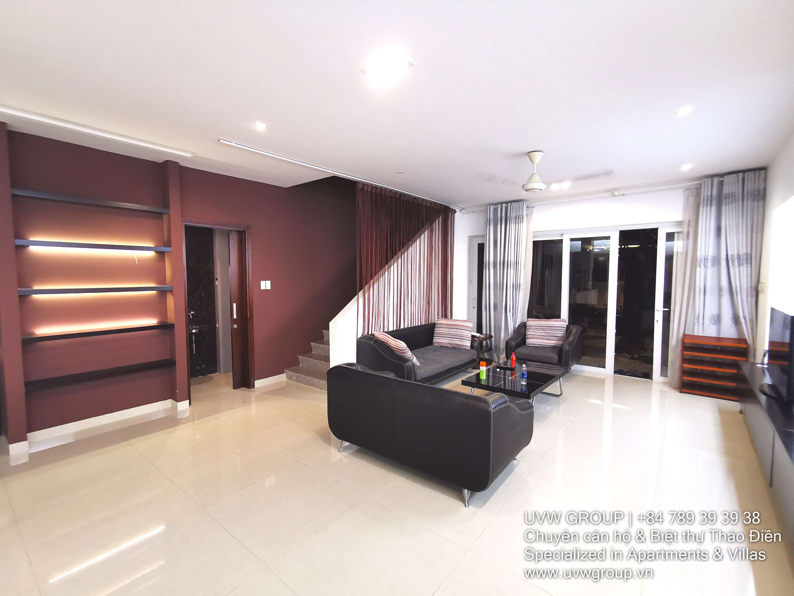 4-bedroom house for rent in Thao Dien with swimming pool and 200m²