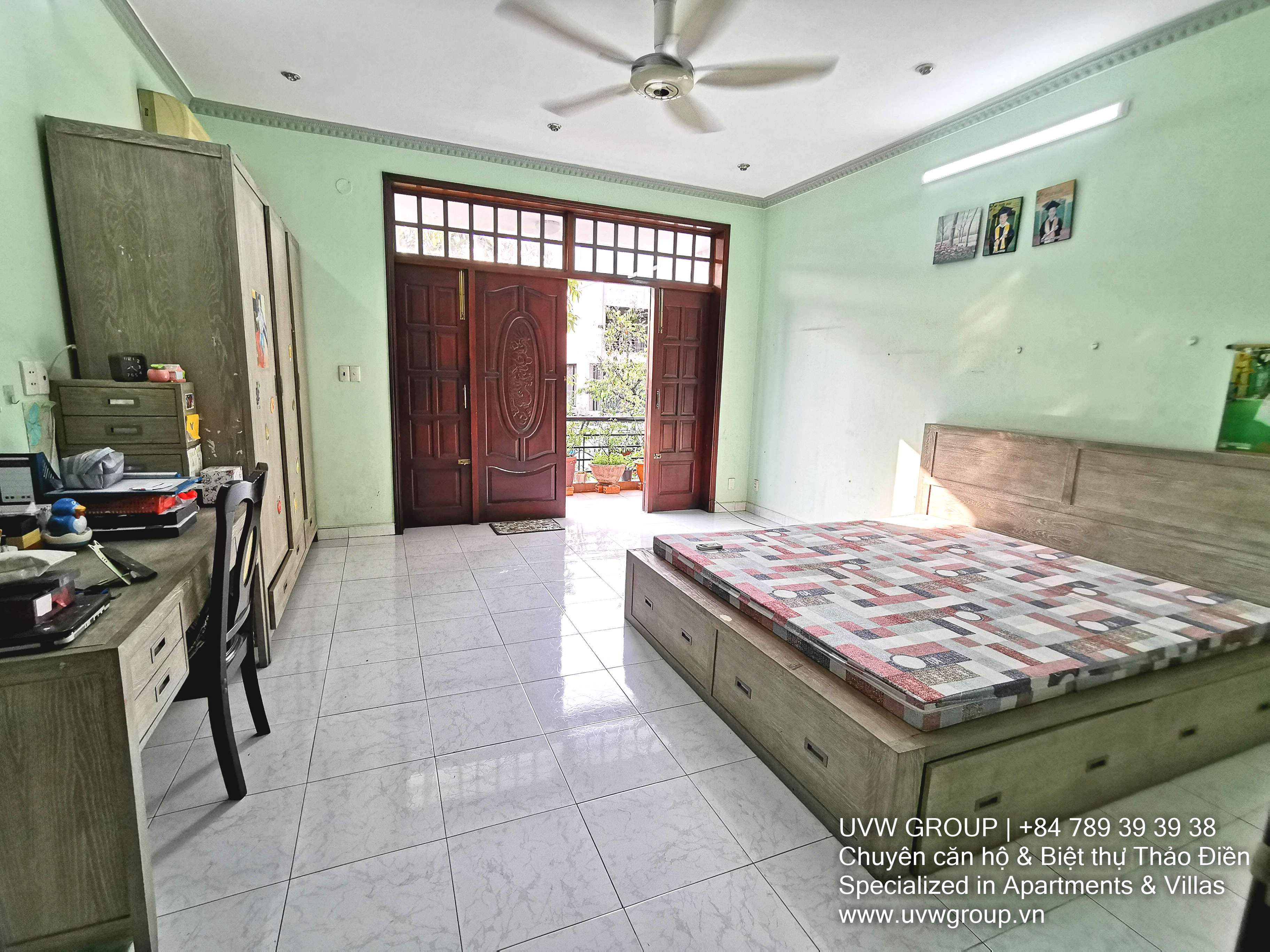 Fully furnished 4-bedroom house for rent in Thao Dien with 200m² area