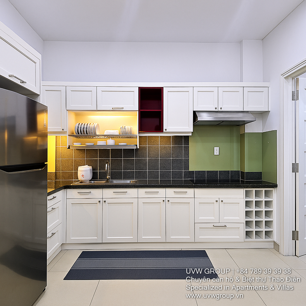 Luxury 4-bedroom villa for short-term rent on Nguyen U Di Street with pool, garden, BBQ