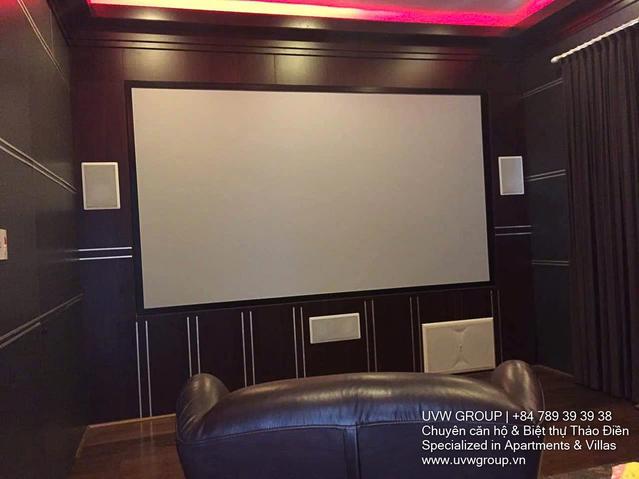 Luxury 3-bedroom villa with cinema room and pool on Nguyen Van Huong, Thao Dien