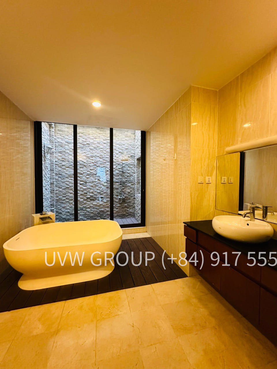 Furnished villa for rent Thao Dien D2 – 6 bedrooms, 600m², garden, office-friendly